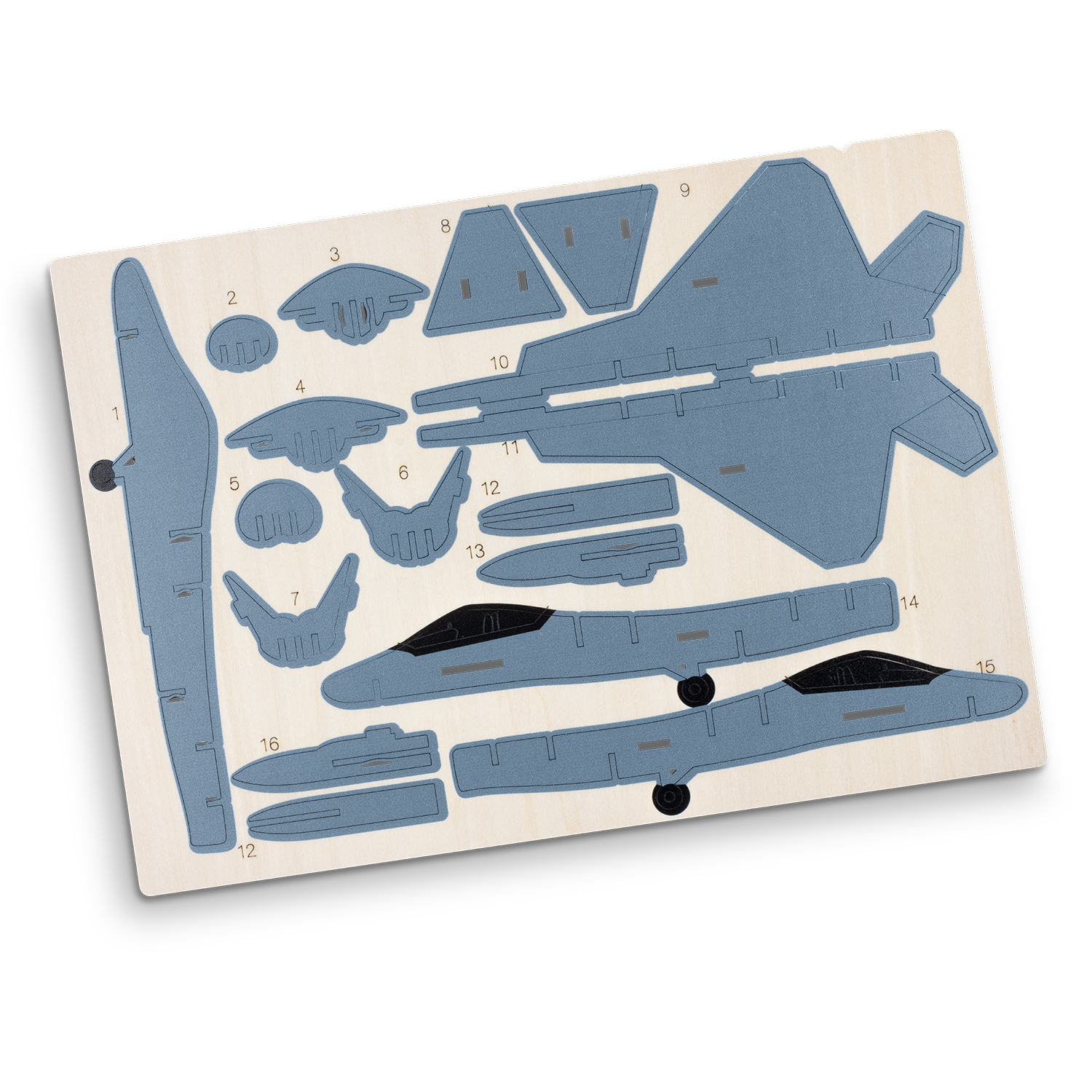 BRANDCRAFT Jet Fighter Wooden Model – Image 6