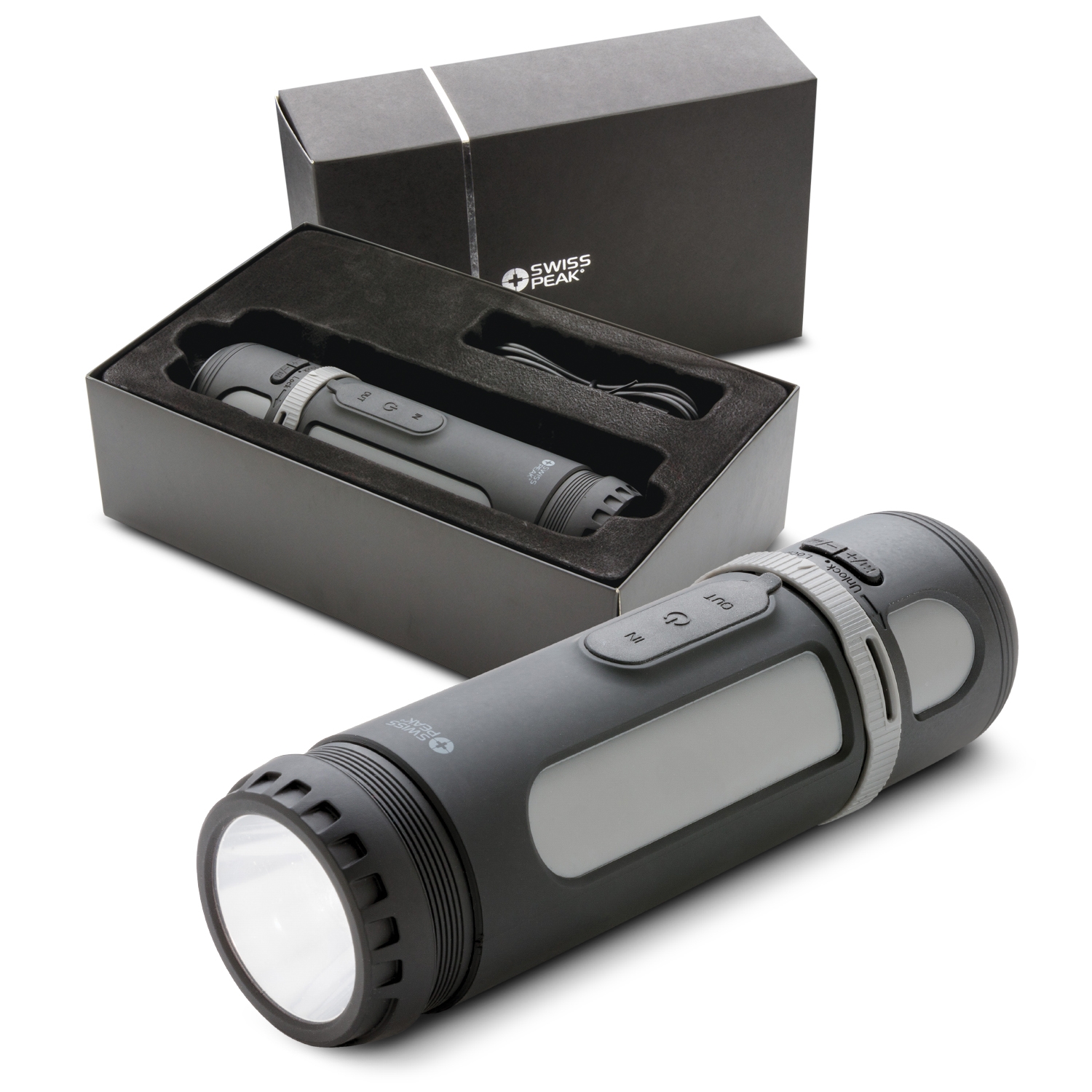 Swiss Peak 4-in-1 Speaker – Image 1