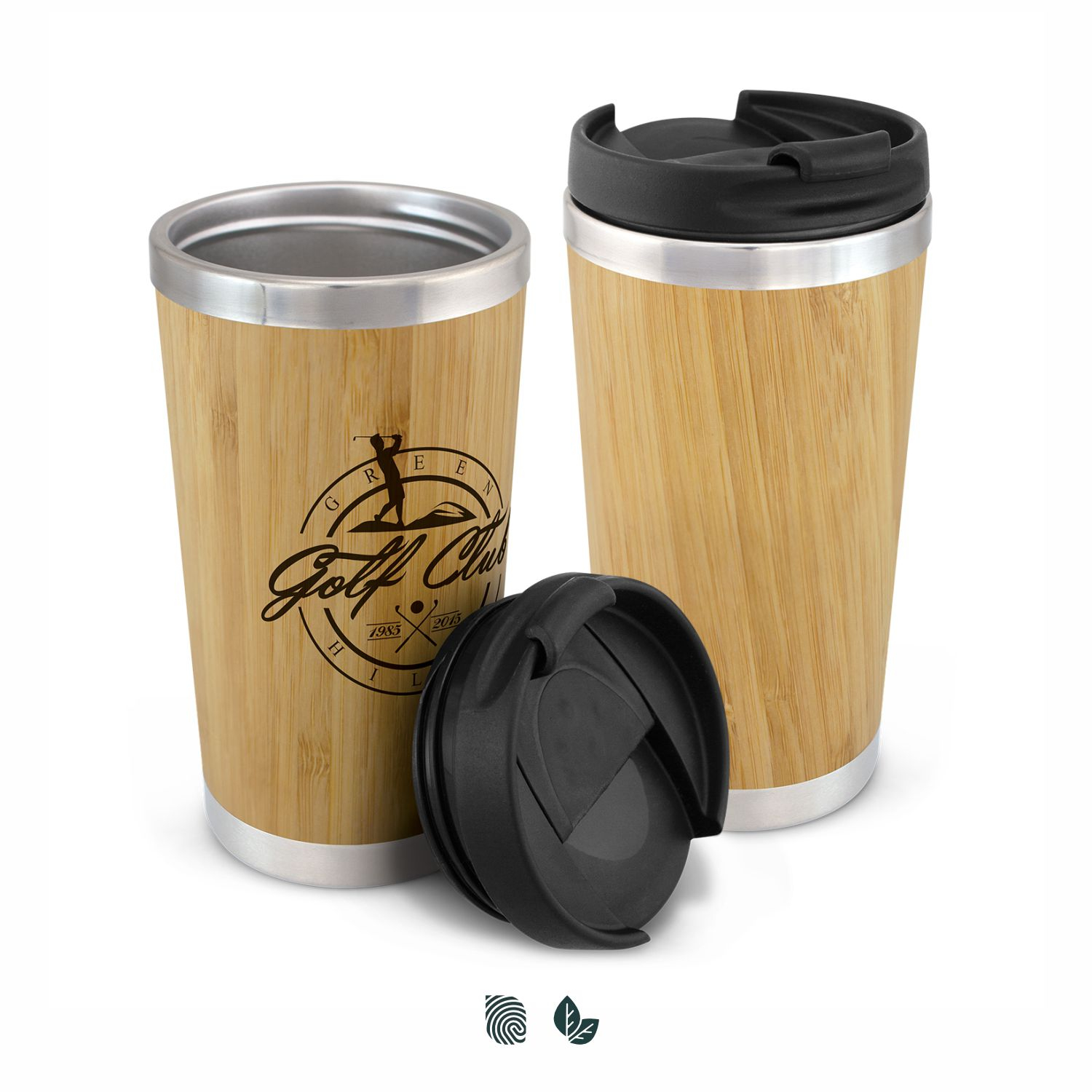 Bamboo Double Wall Cup – Image 1