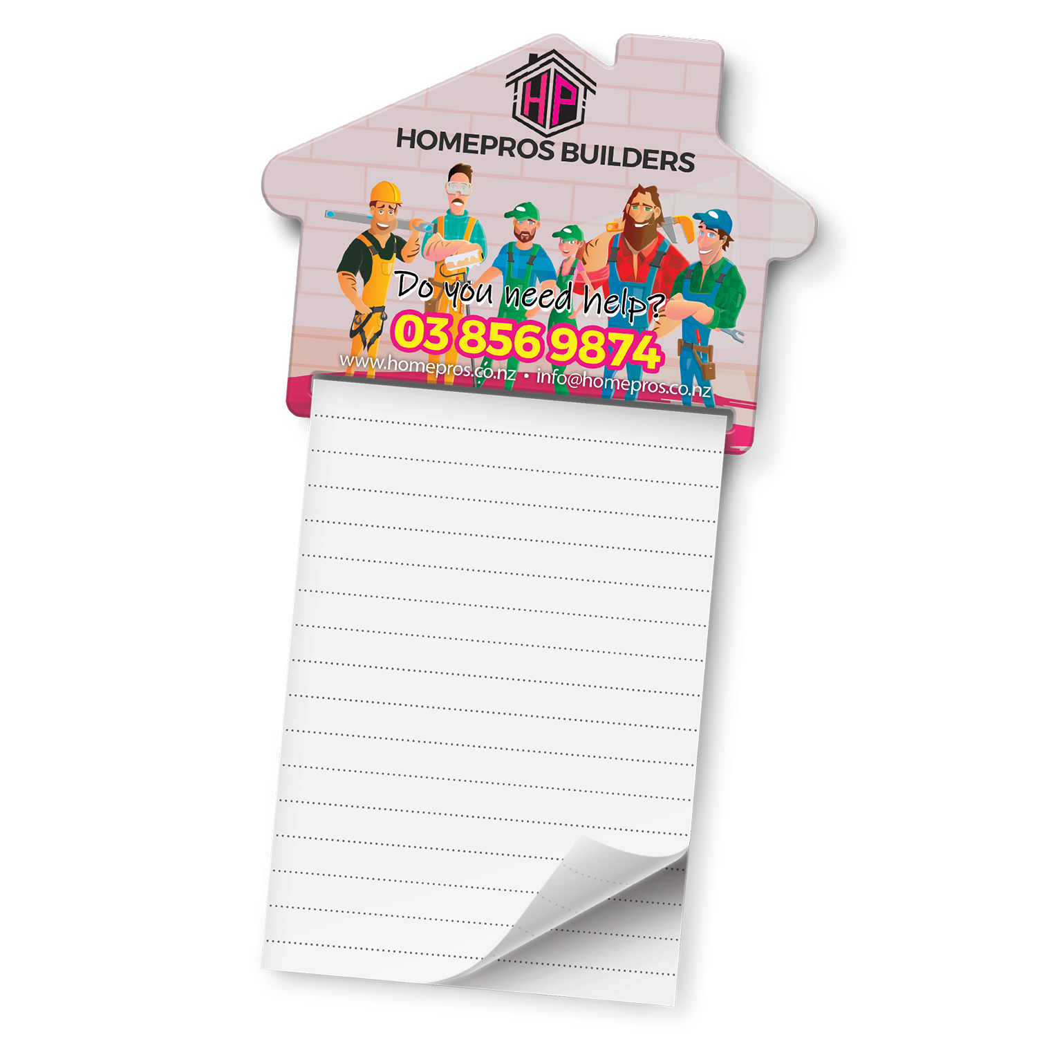 Magnetic House Memo Pad - A7 – Image 1