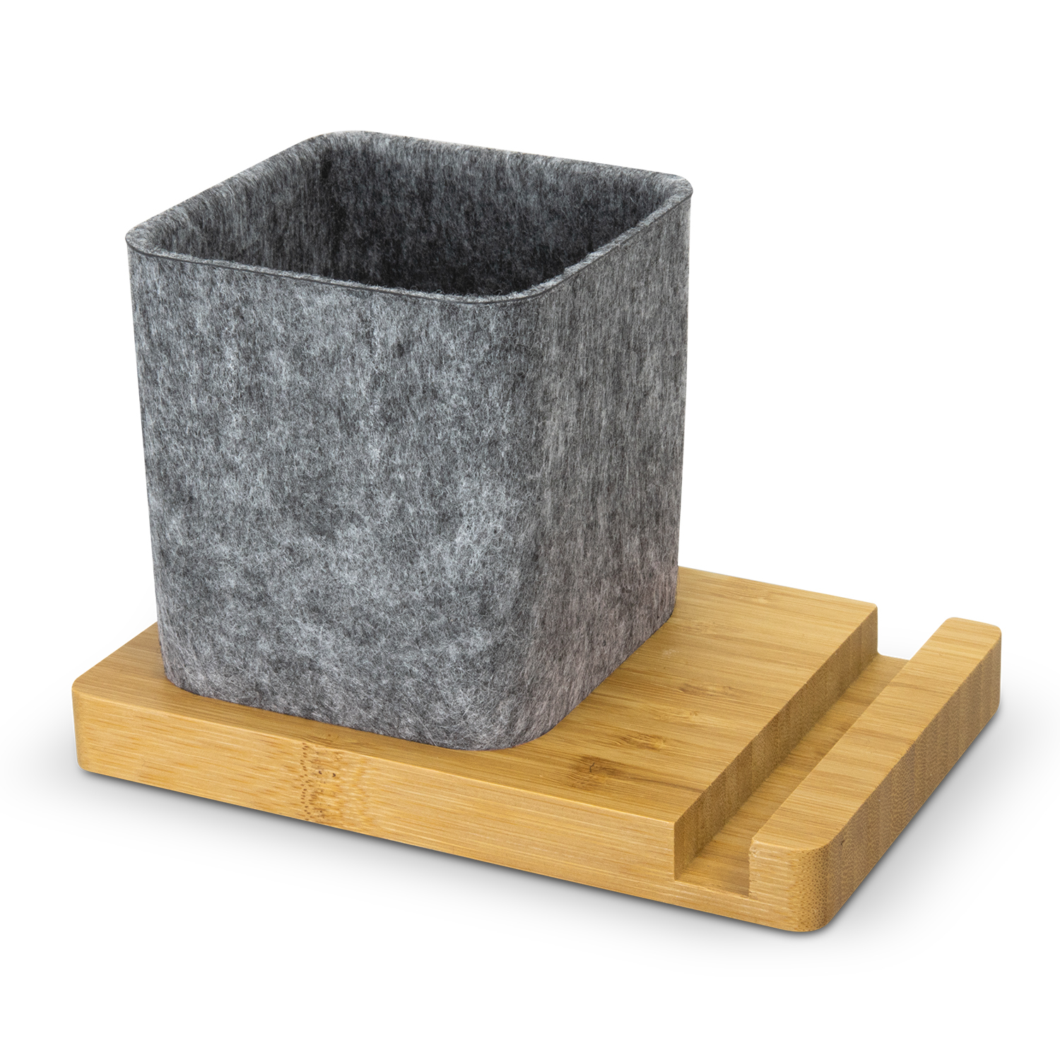 NATURA Bamboo Phone Stand Desk Caddy – Image 3