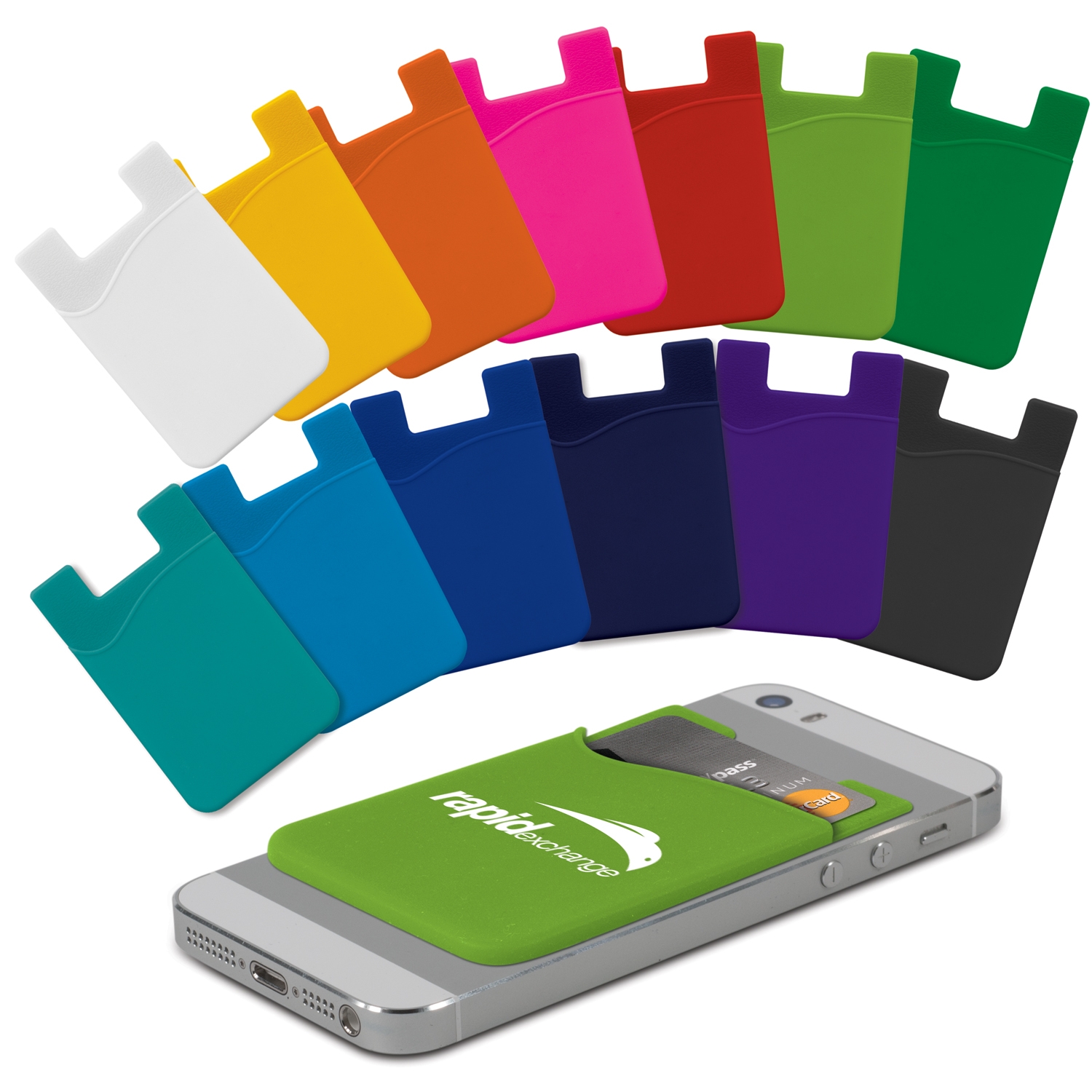 Silicone Phone Wallet - Indent – Image 1