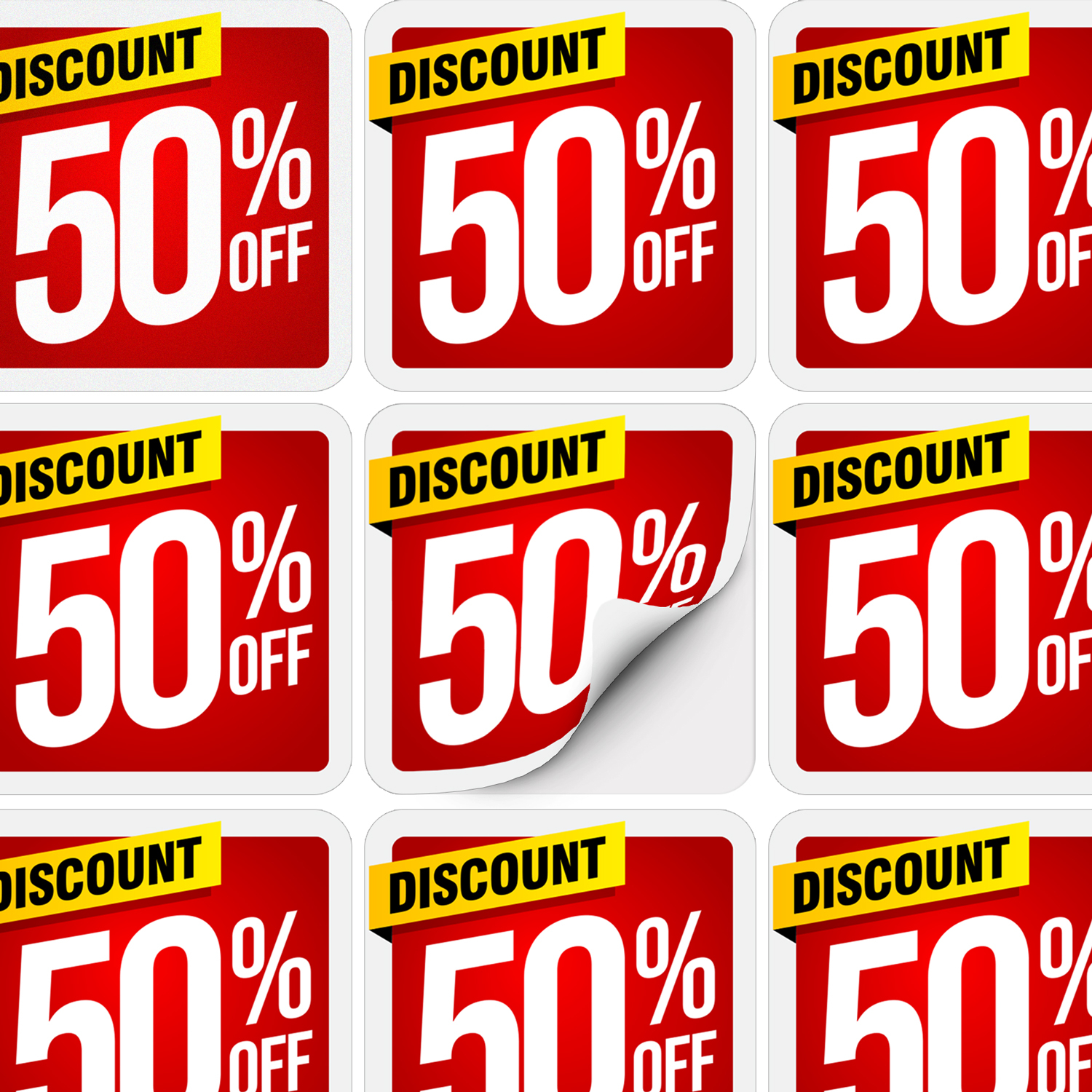 AD Labels 50 x 50mm – Image 2