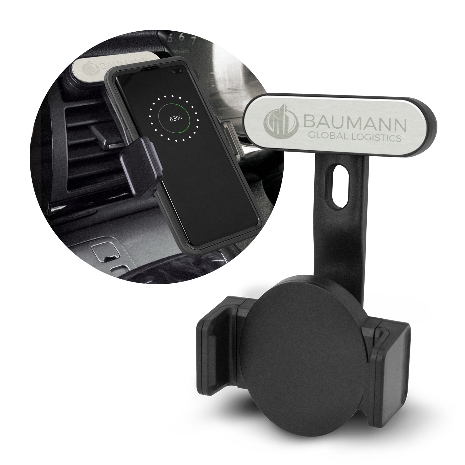 Zamora Wireless Charging Phone Holder – Image 1