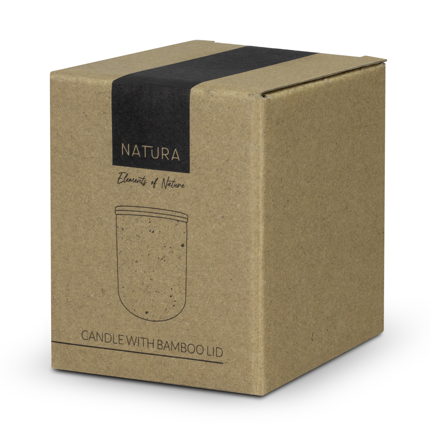 NATURA Candle with Bamboo Lid – Image 6