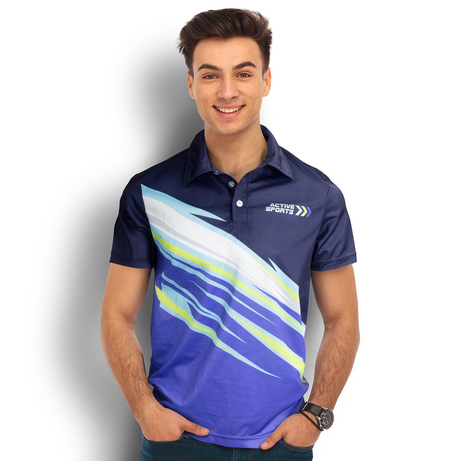Custom Mens Sports Polo – Image 1