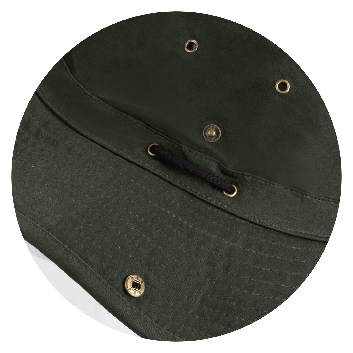 Oilskin Wide Brim Hat – Image 3