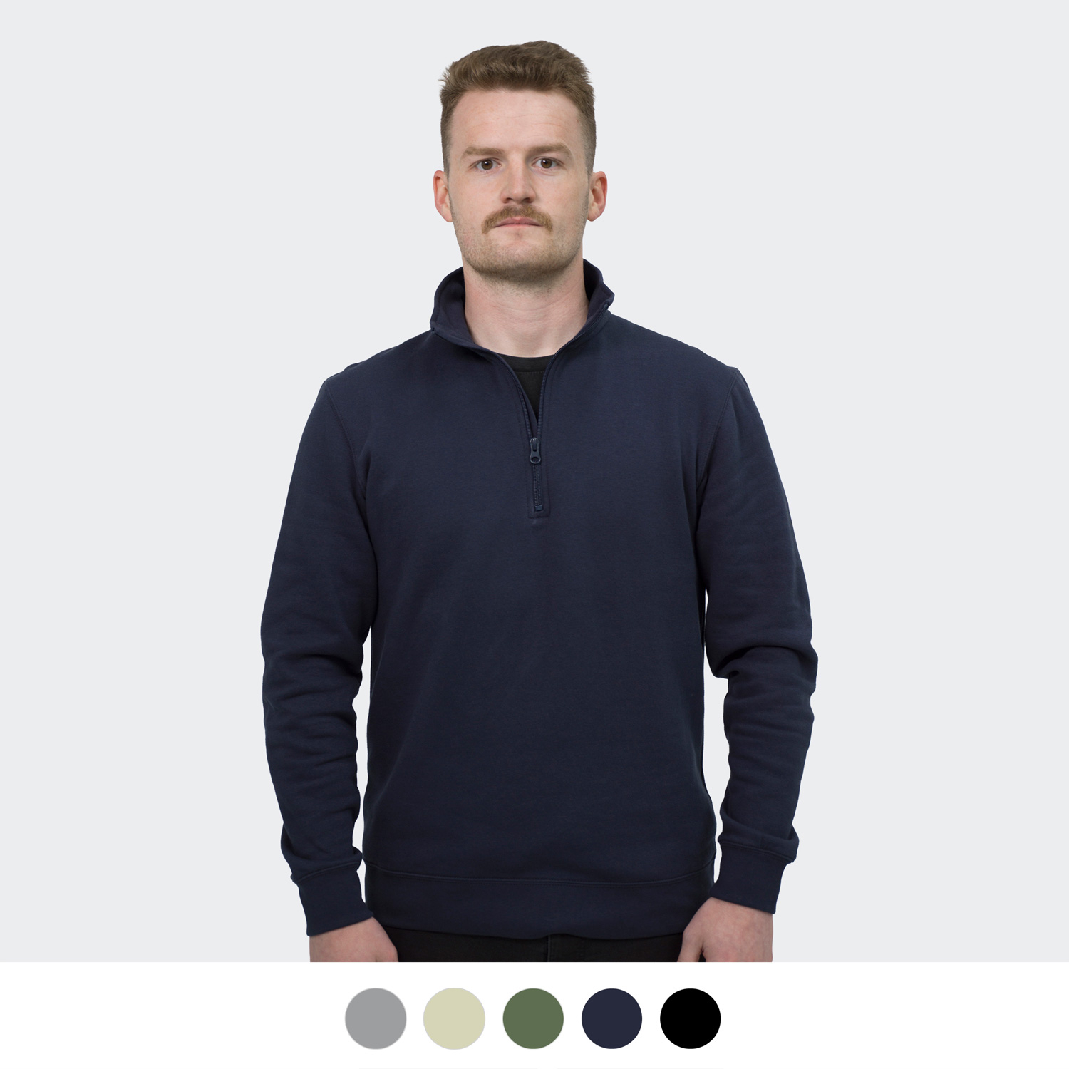 TRENDSWEAR Camden Unisex Quarter Zip – Image 1