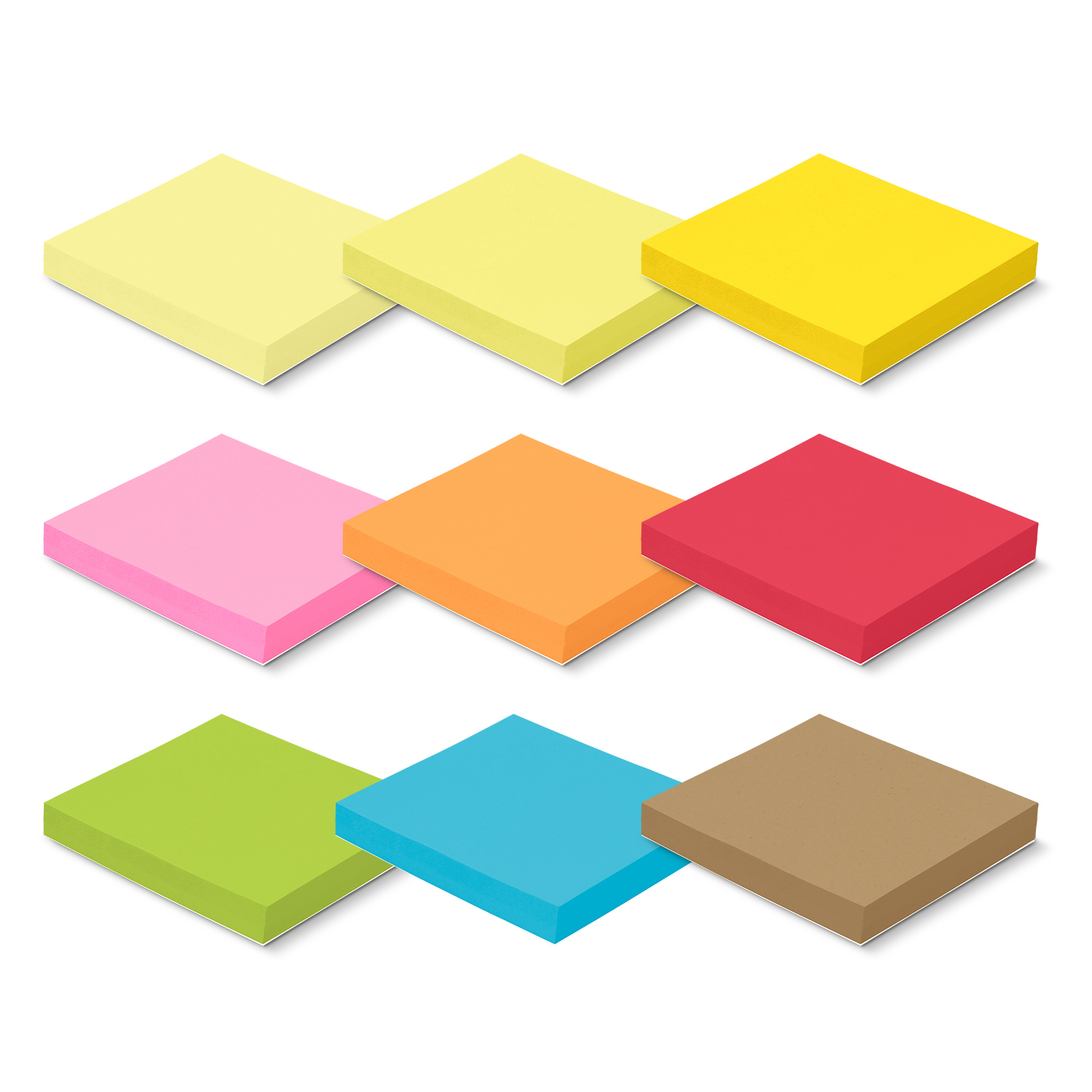 Coloured Sticky Pad 70 x 75mm - 100 Sheets – Image 4