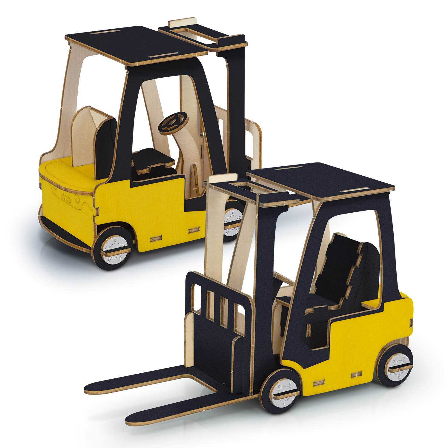 BRANDCRAFT Forklift Wooden Model – Image 7
