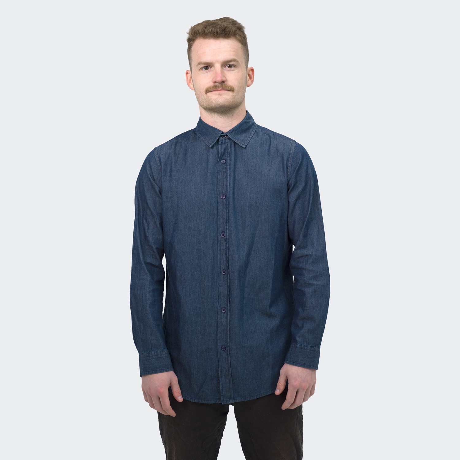 TRENDSWEAR Chester Men's Denim Shirt – Image 3