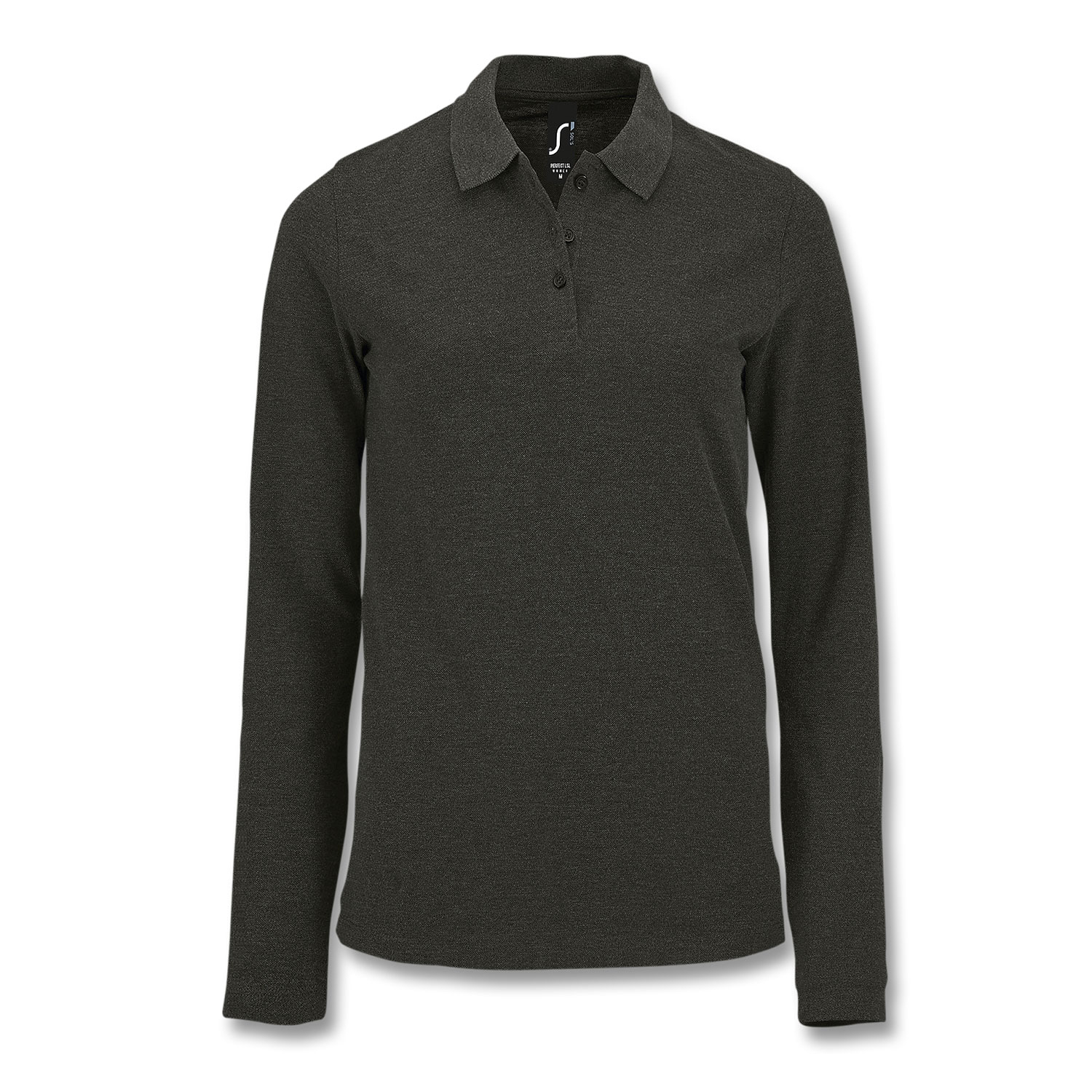 SOLS Perfect Women's Long Sleeve Polo – Image 3