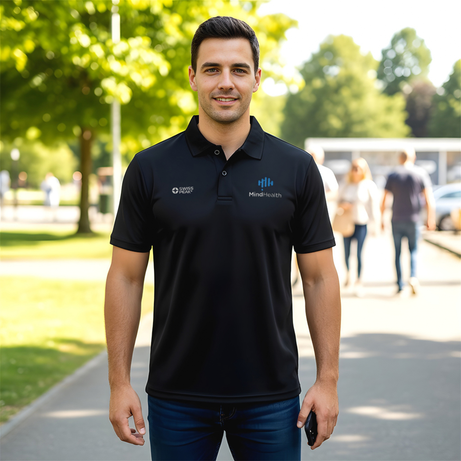 Swiss Peak Urban Unisex Polo – Image 6