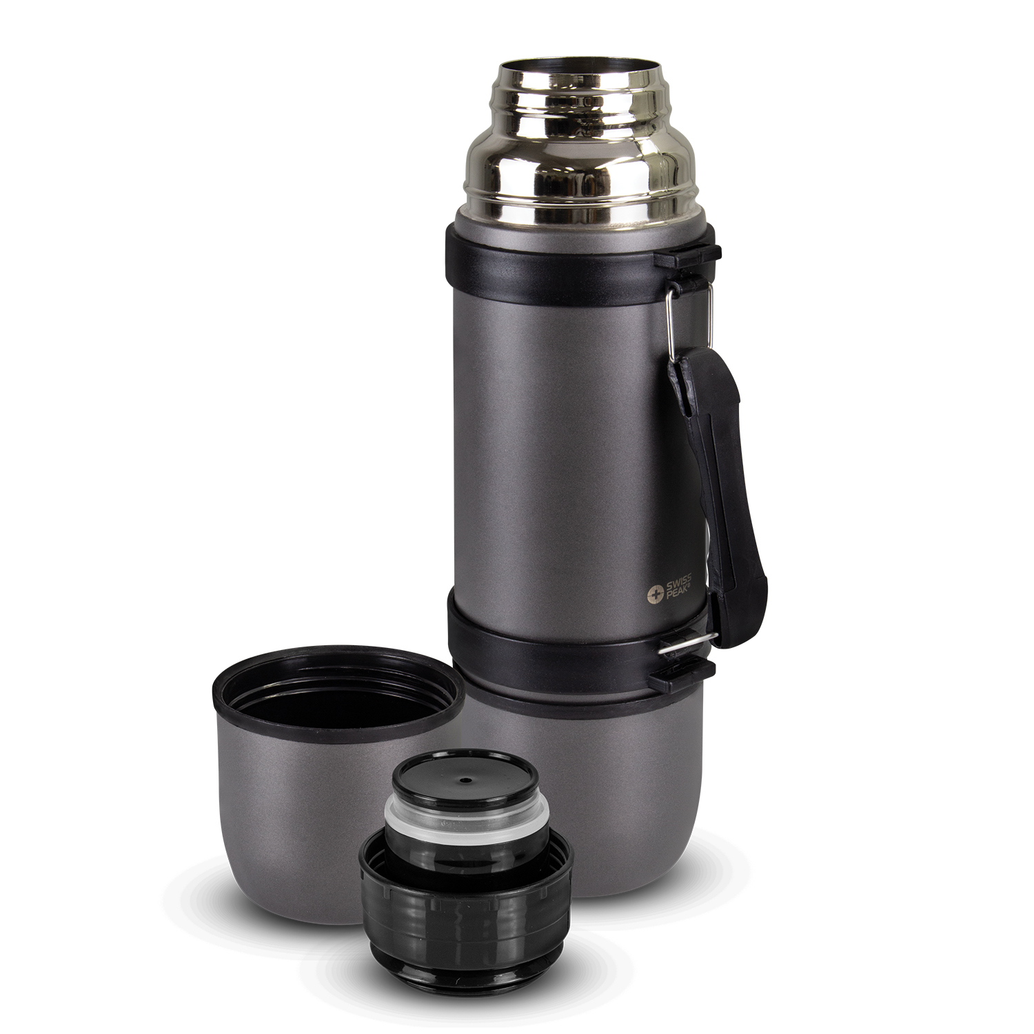 Swiss Peak Duo Cup Vacuum Flask – Image 1