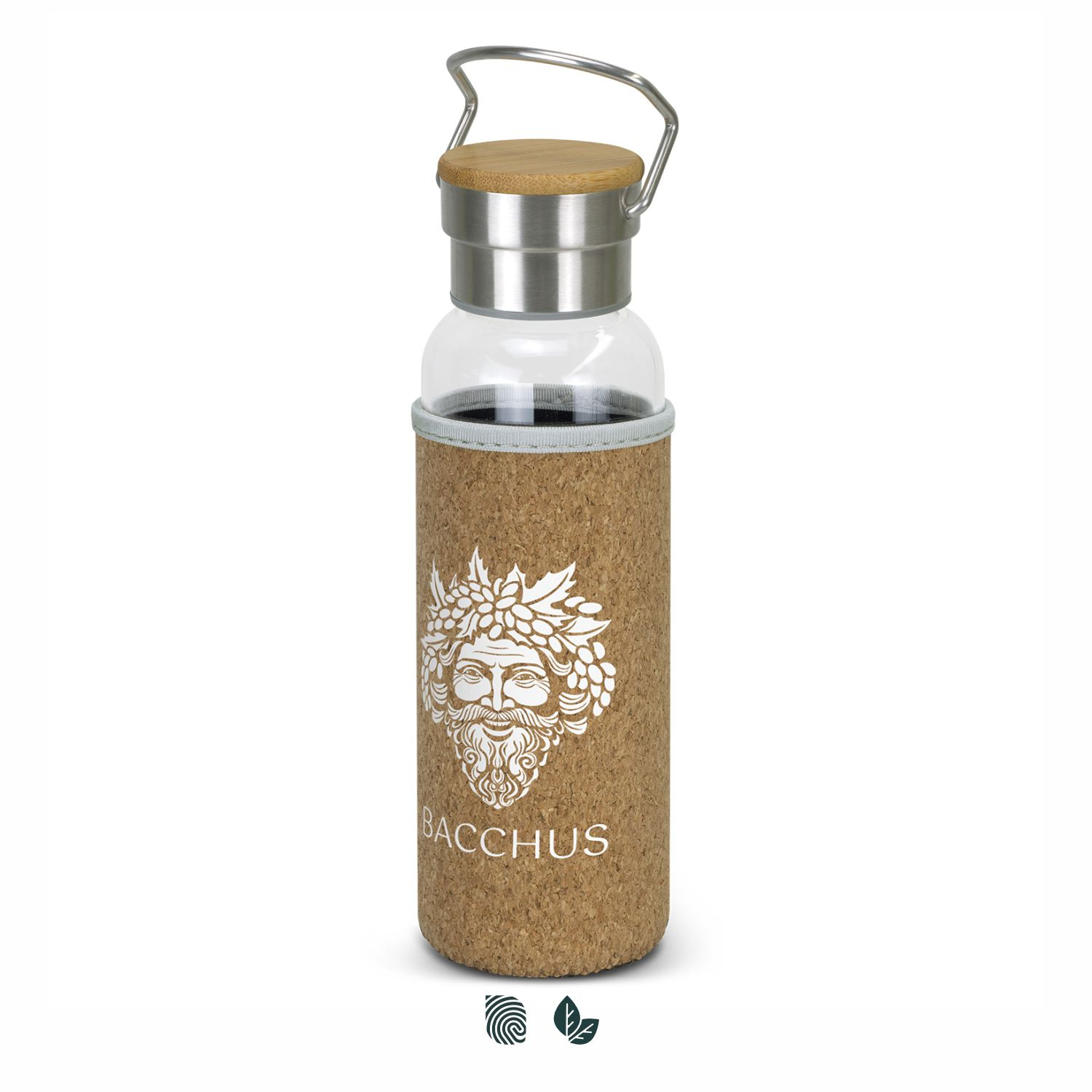 Nomad Glass Bottle - Cork Sleeve – Image 1