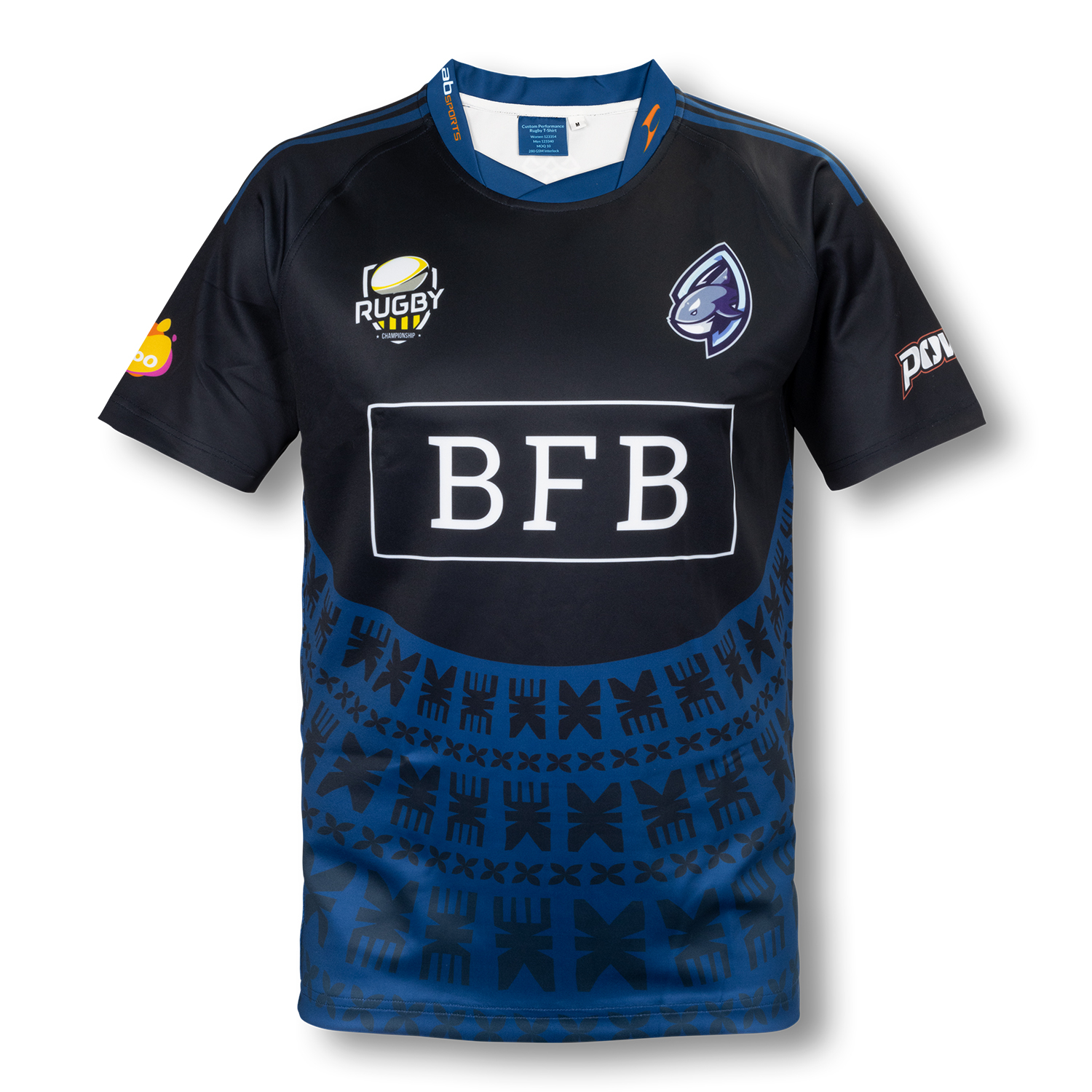 Custom Mens Rugby Performance T-Shirt – Image 2