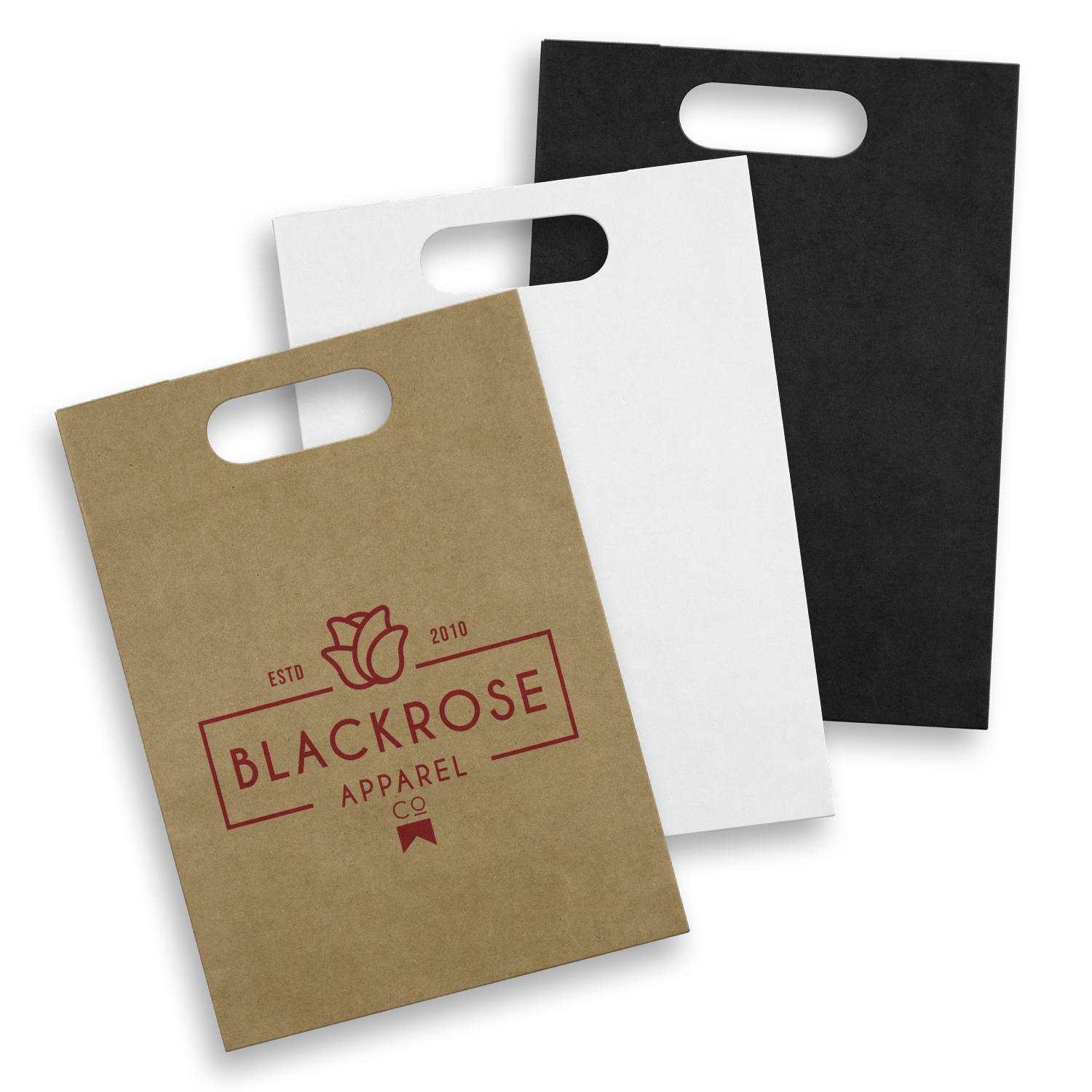 Large Die Cut Paper Bag Portrait – Image 2