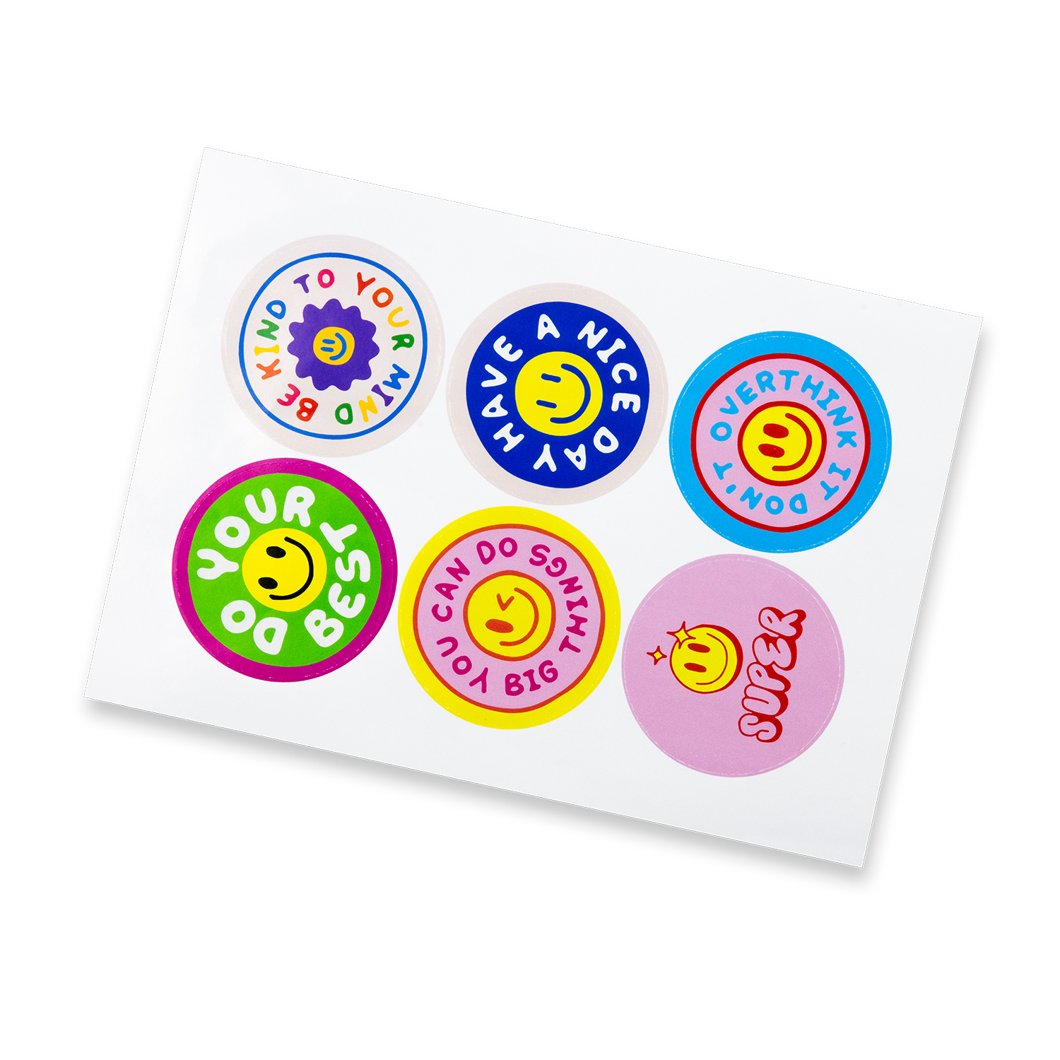 Sticker Sheet 80mm Circle - Gloss – Image 1