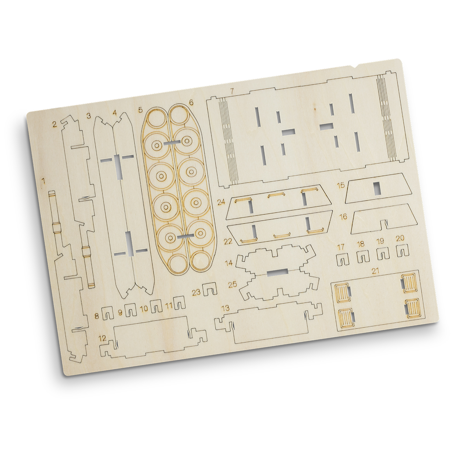 BRANDCRAFT Tank Wooden Model – Image 4