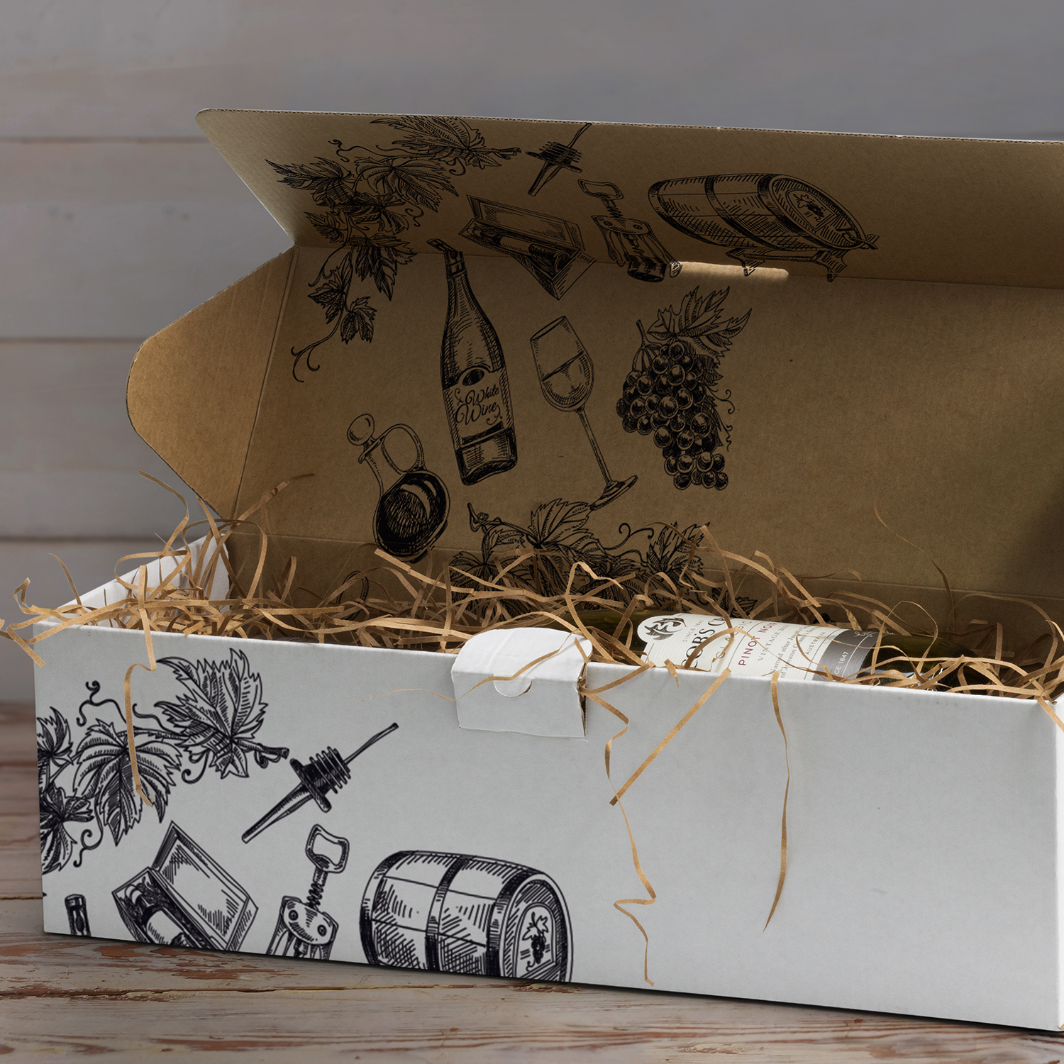 Die Cut Box with Locking Lid - 395x115x115mm – Image 4