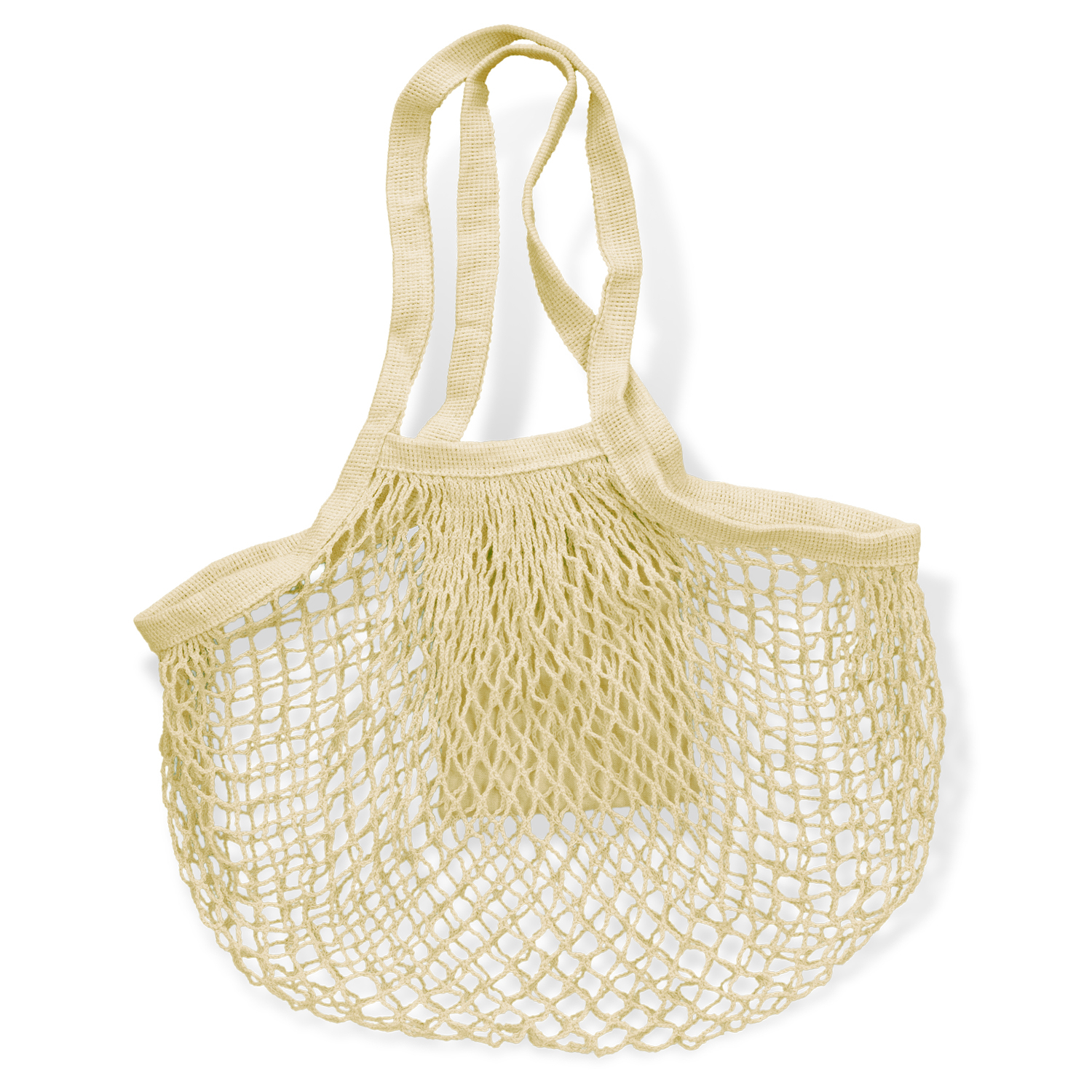 Cotton Mesh Foldaway Tote Bag – Image 4