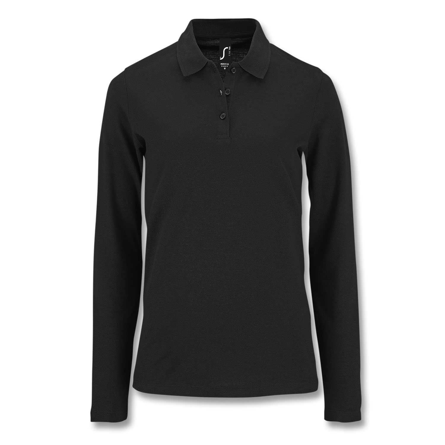 SOLS Perfect Women's Long Sleeve Polo – Image 4