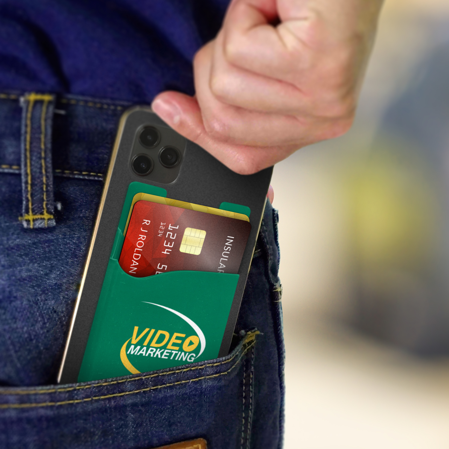 Dual Silicone Phone Wallet – Image 15