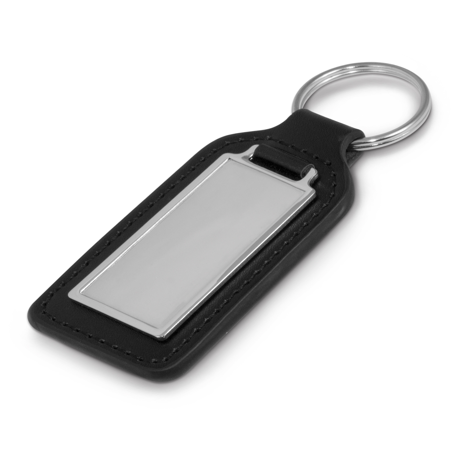 Baron Leather Key Ring - Rectangle – Image 2
