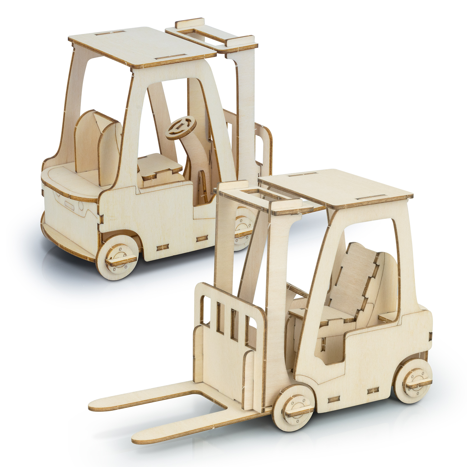 BRANDCRAFT Forklift Wooden Model – Image 3