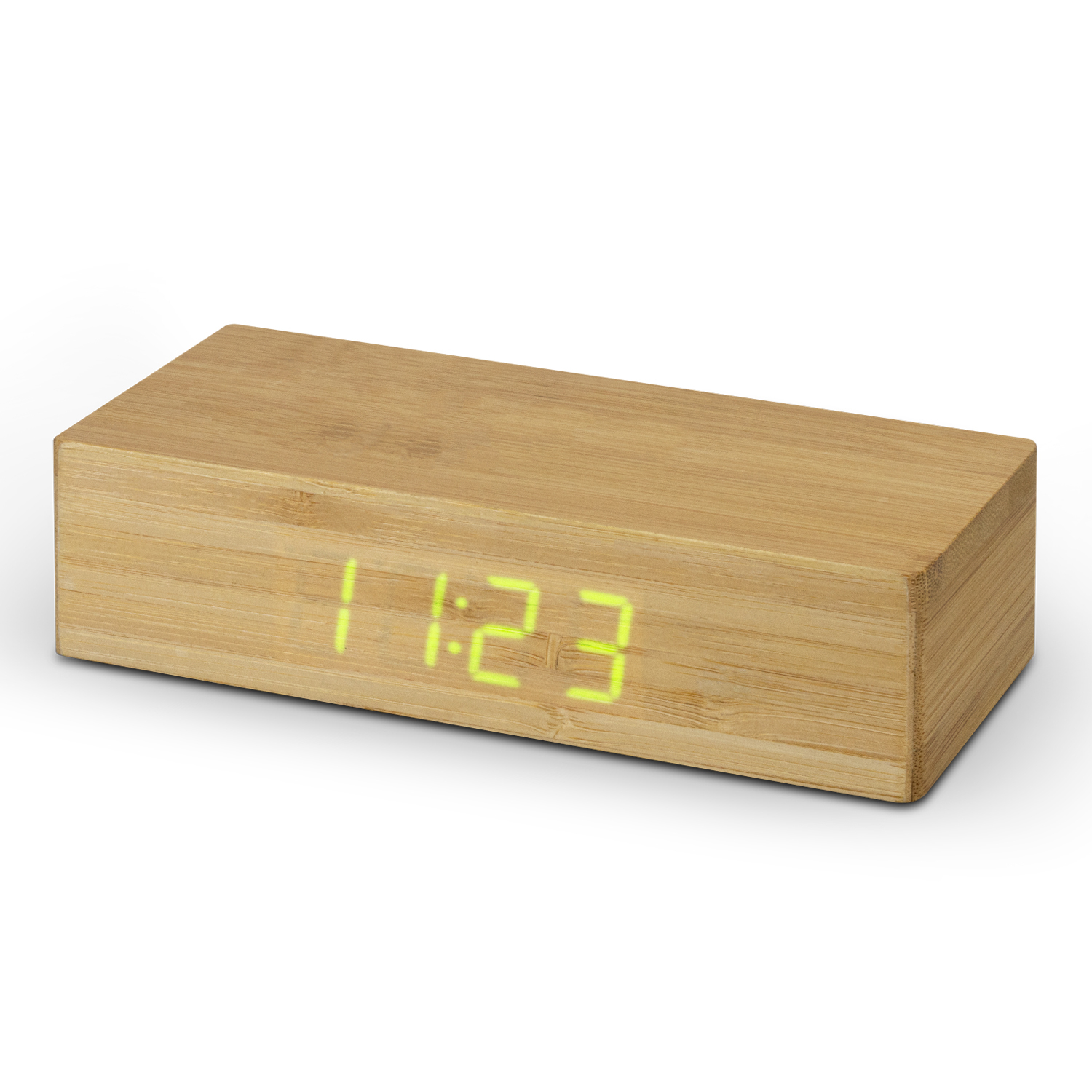 Bamboo Wireless Charging Clock – Image 3