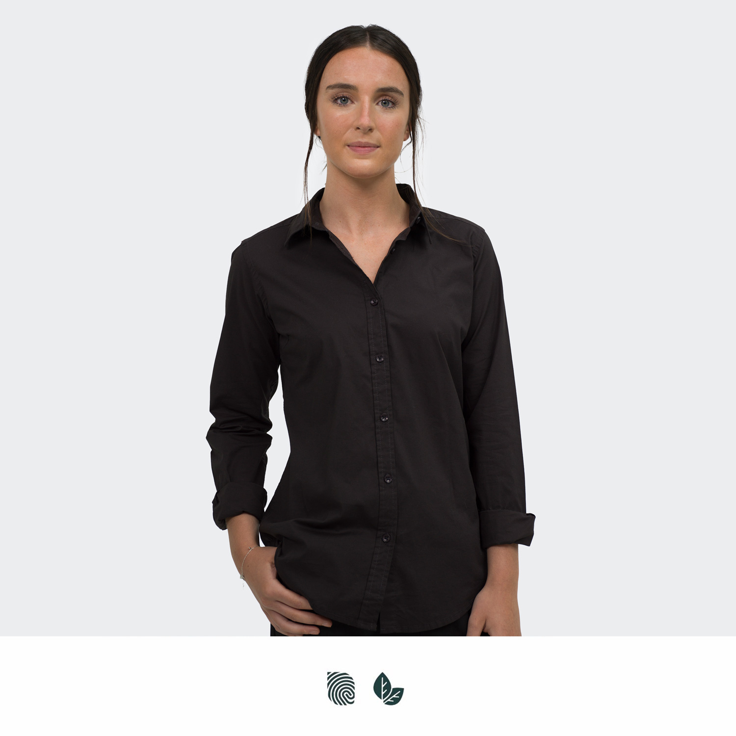 TRENDSWEAR Parker Women's Poplin Shirt – Image 2