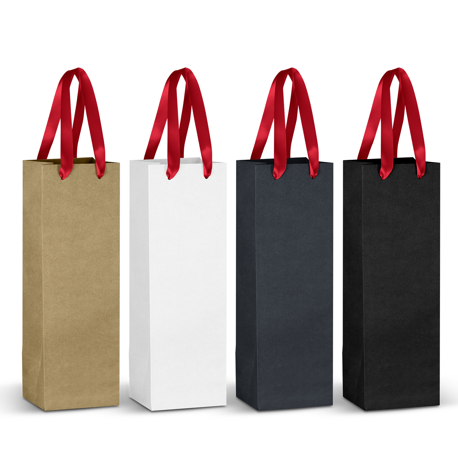Champagne Ribbon Handle Paper Bag – Image 6