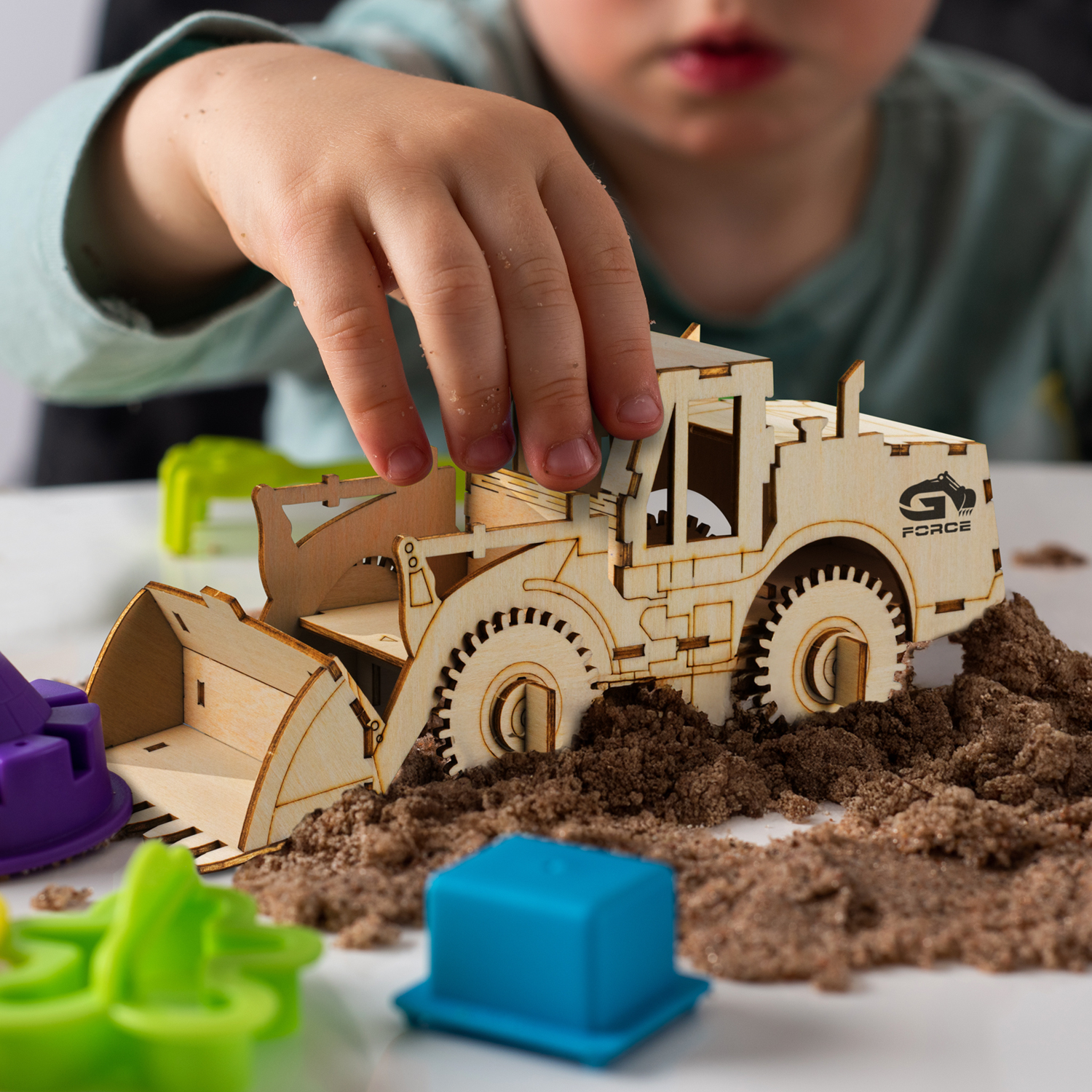 BRANDCRAFT Wheel Loader Wooden Model – Image 6