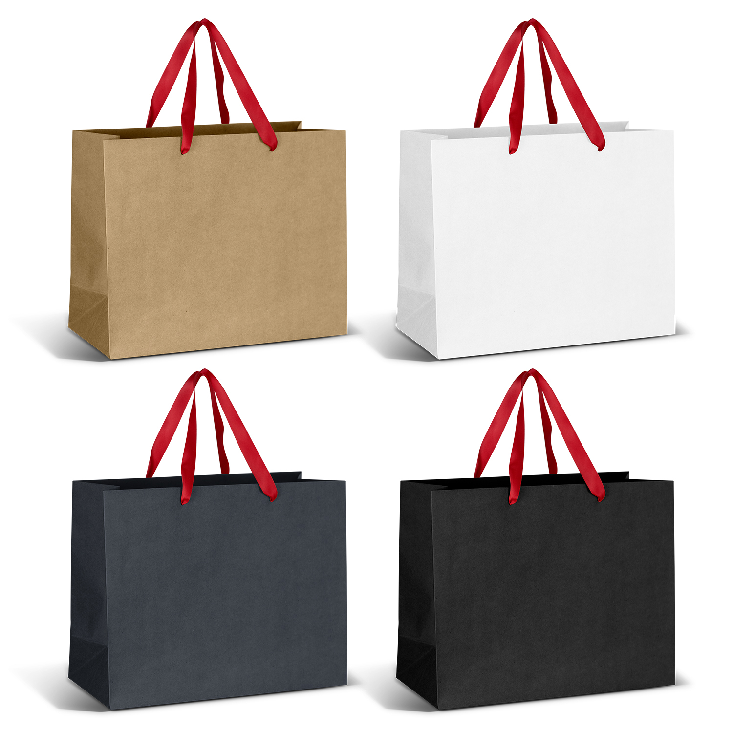 Large Ribbon Handle Paper Bag – Image 6