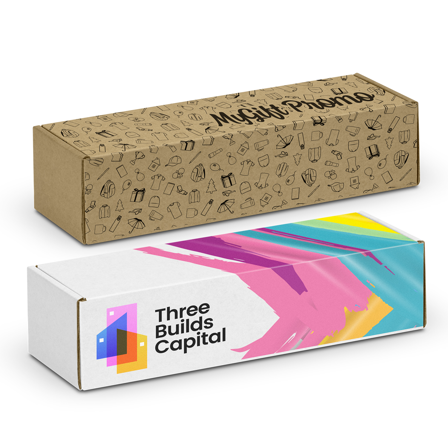 Die Cut Box with Locking Lid - 295x76x76mm – Image 1