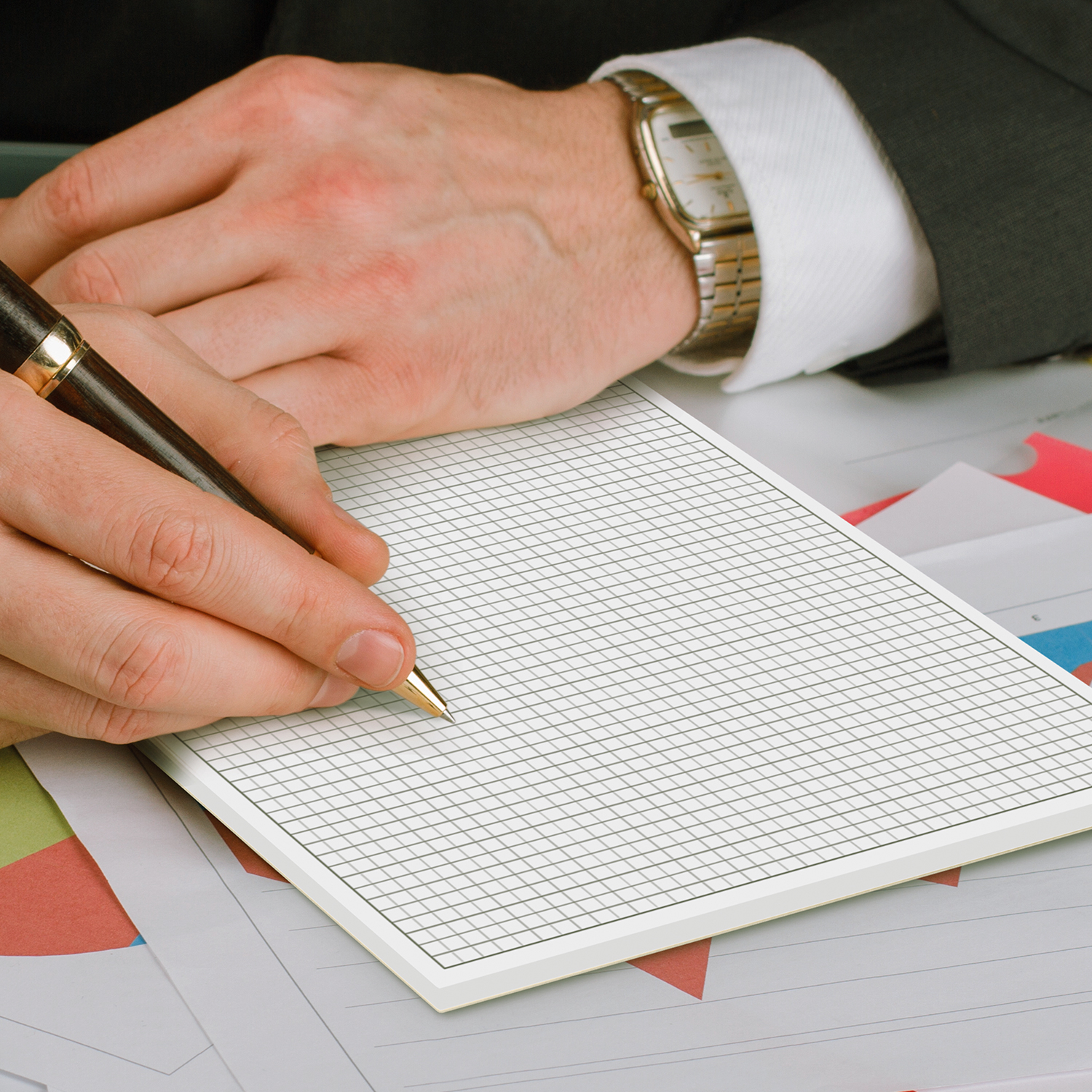 Graph Note Pad - A4 – Image 2