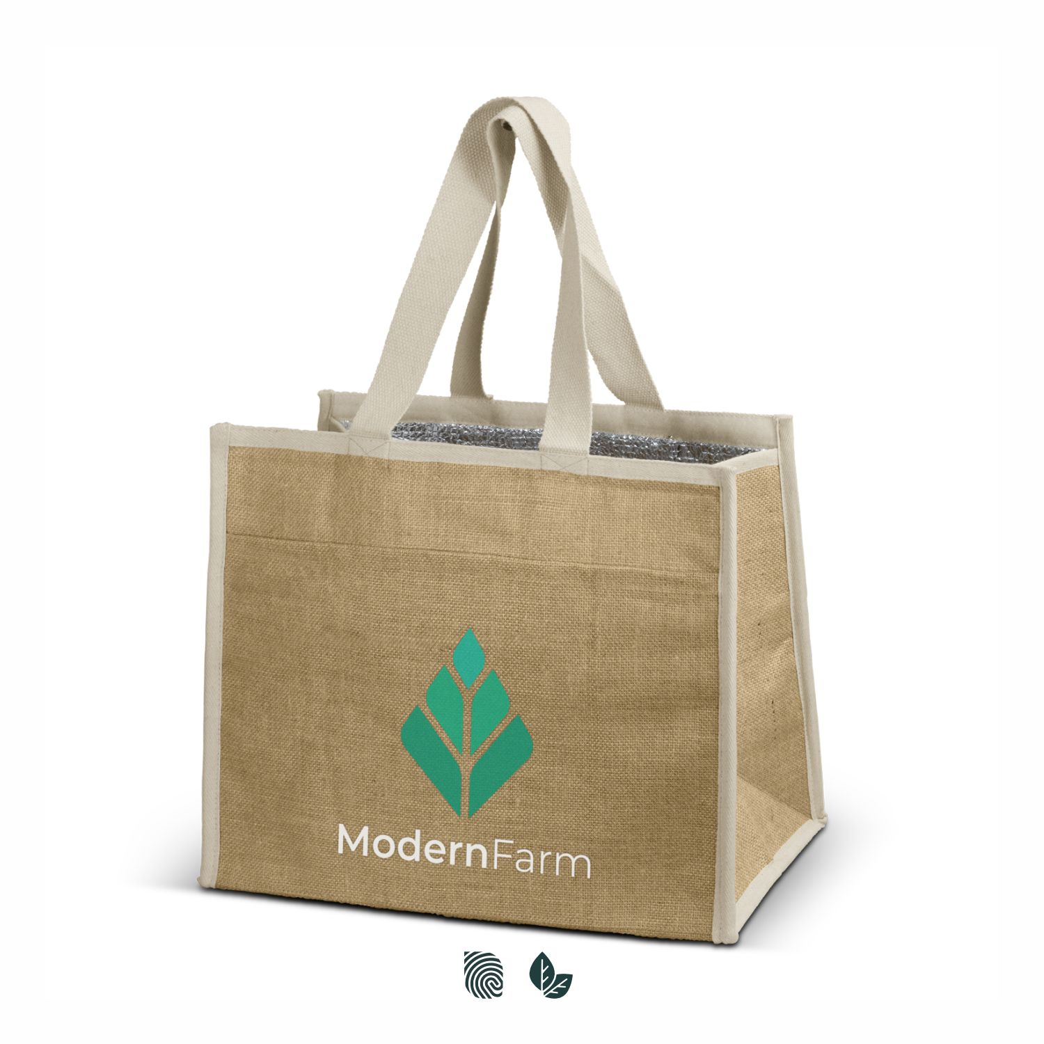 Lumi Jute Cooler Bag – Image 1