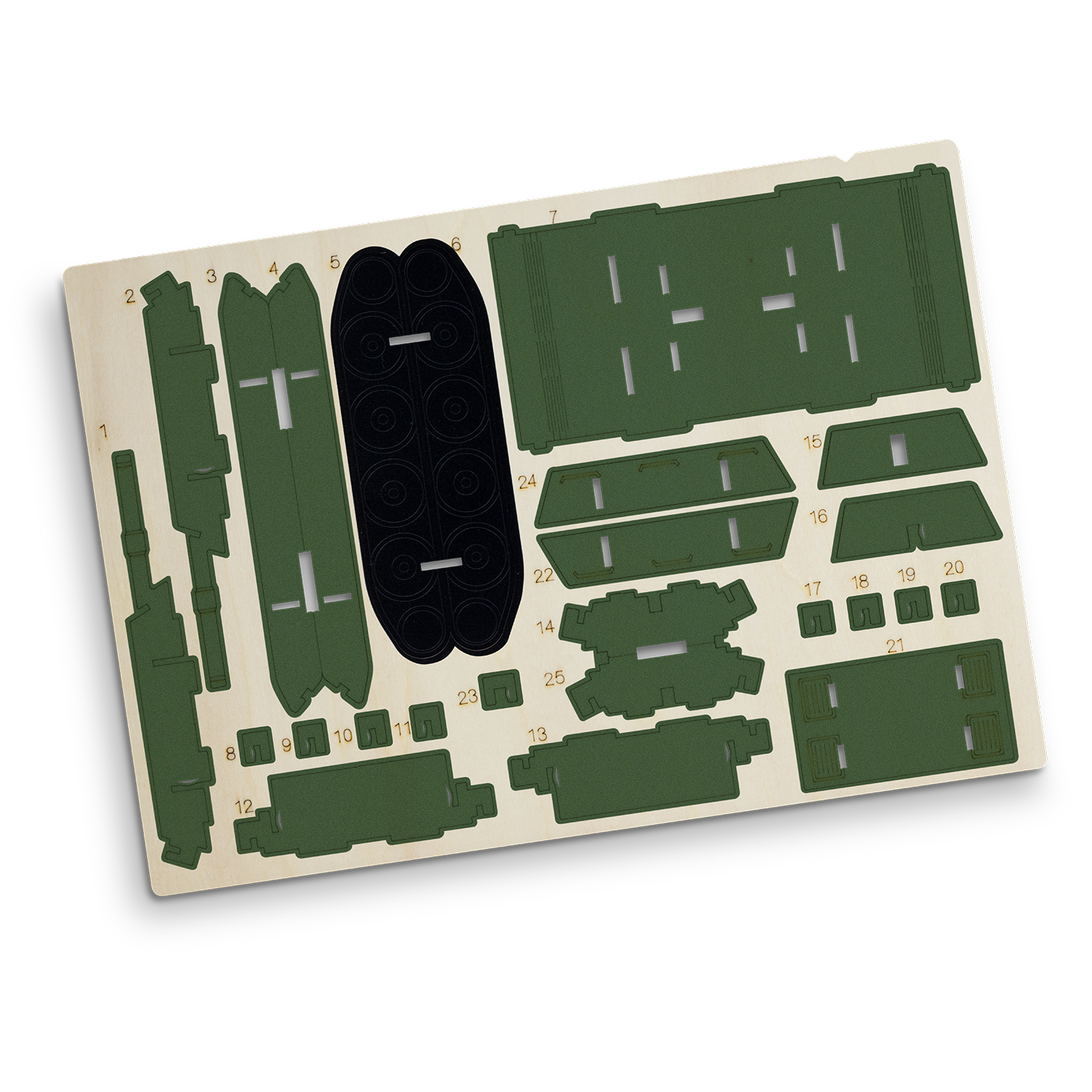 BRANDCRAFT Tank Wooden Model – Image 6