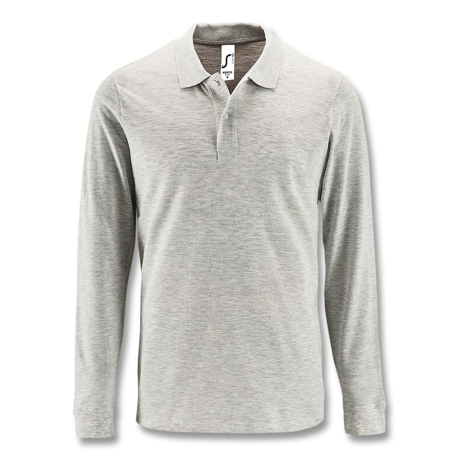 SOLS Perfect Men's Long Sleeve Polo – Image 2
