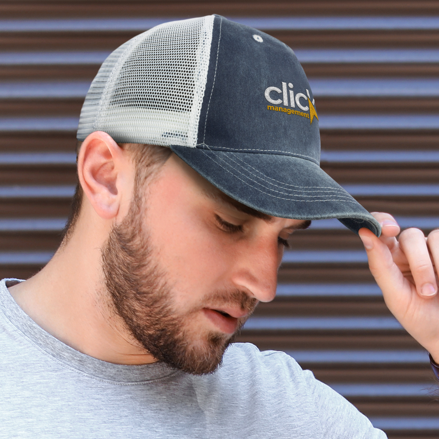 Faded Trucker Cap – Image 8