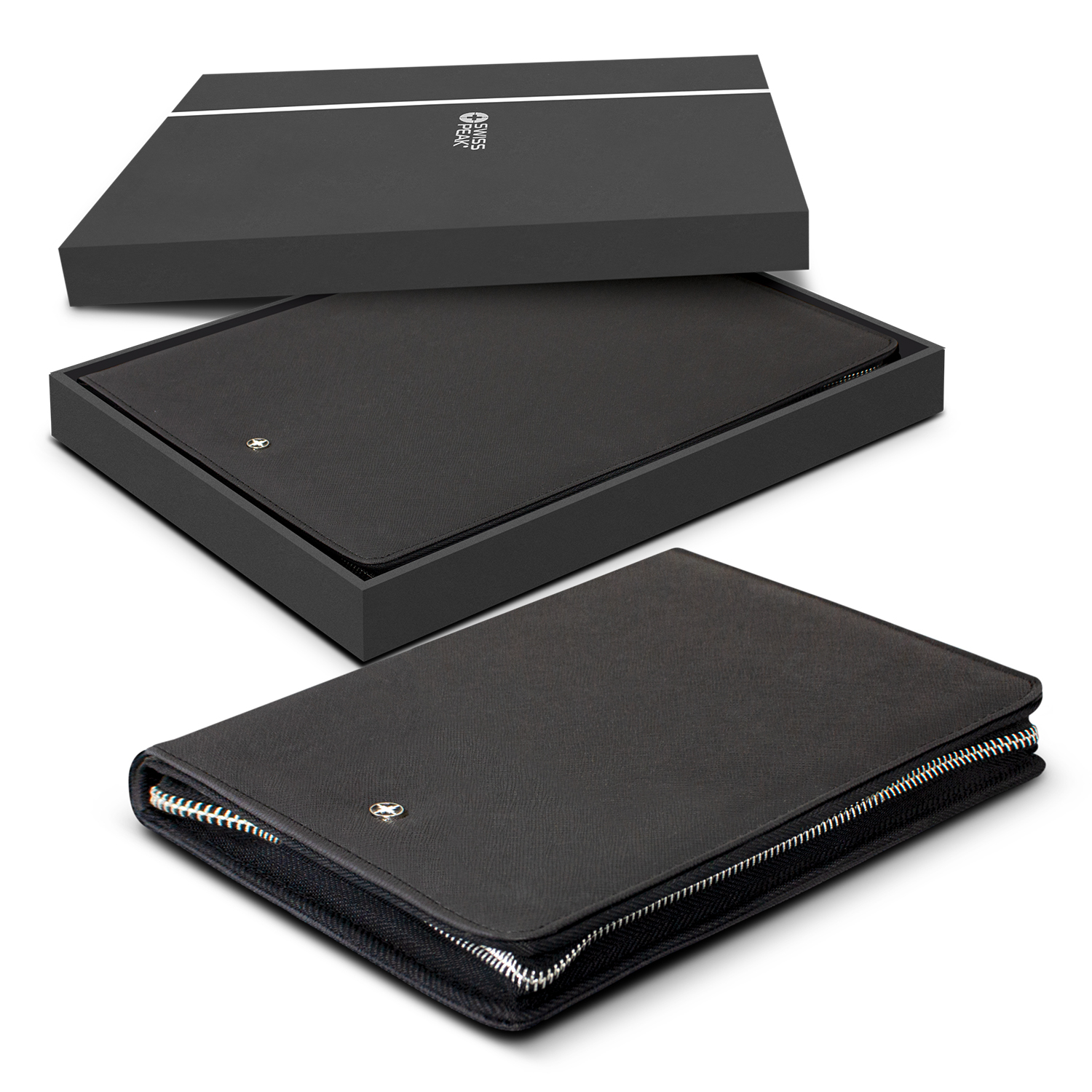 Swiss Peak Heritage A5 Portfolio with Zipper – Image 1