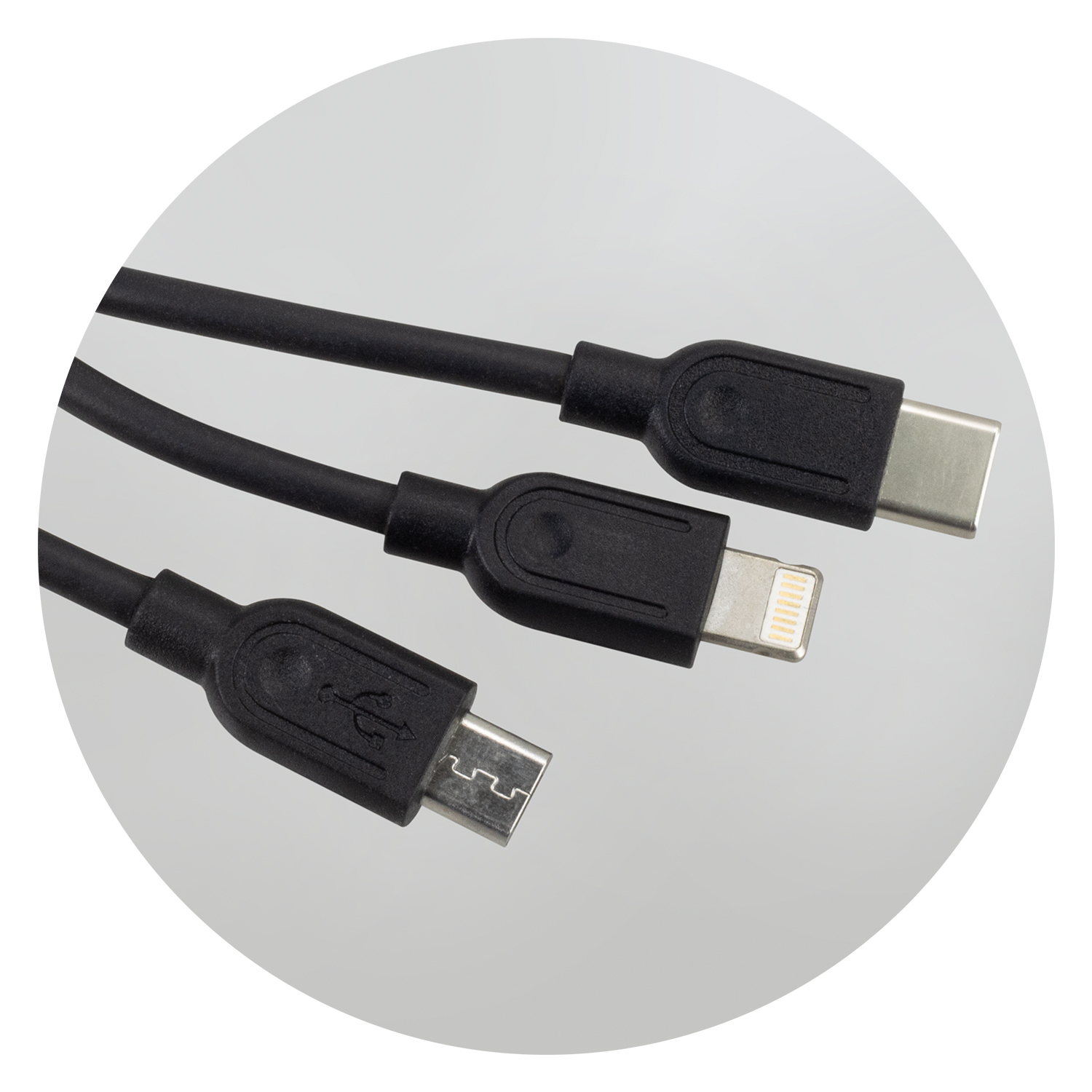 Bamboo Triple Connector Cable – Image 6