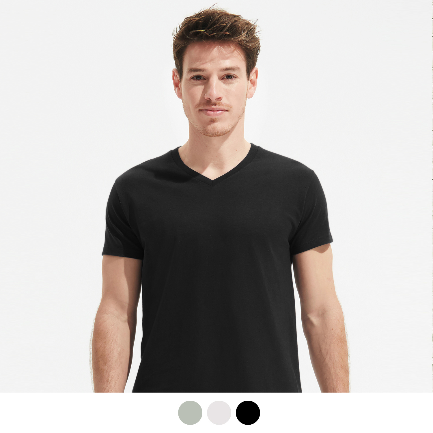 SOLS Imperial Mens V Neck T-Shirt – Image 1
