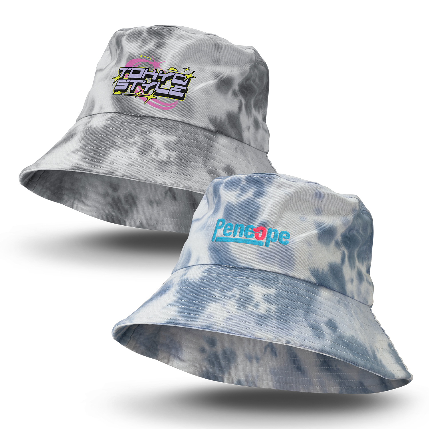 Juniper Tie Dye Bucket Hat – Image 1