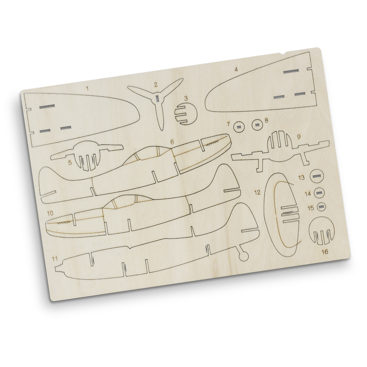 BRANDCRAFT Spitfire Wooden Model – Image 4