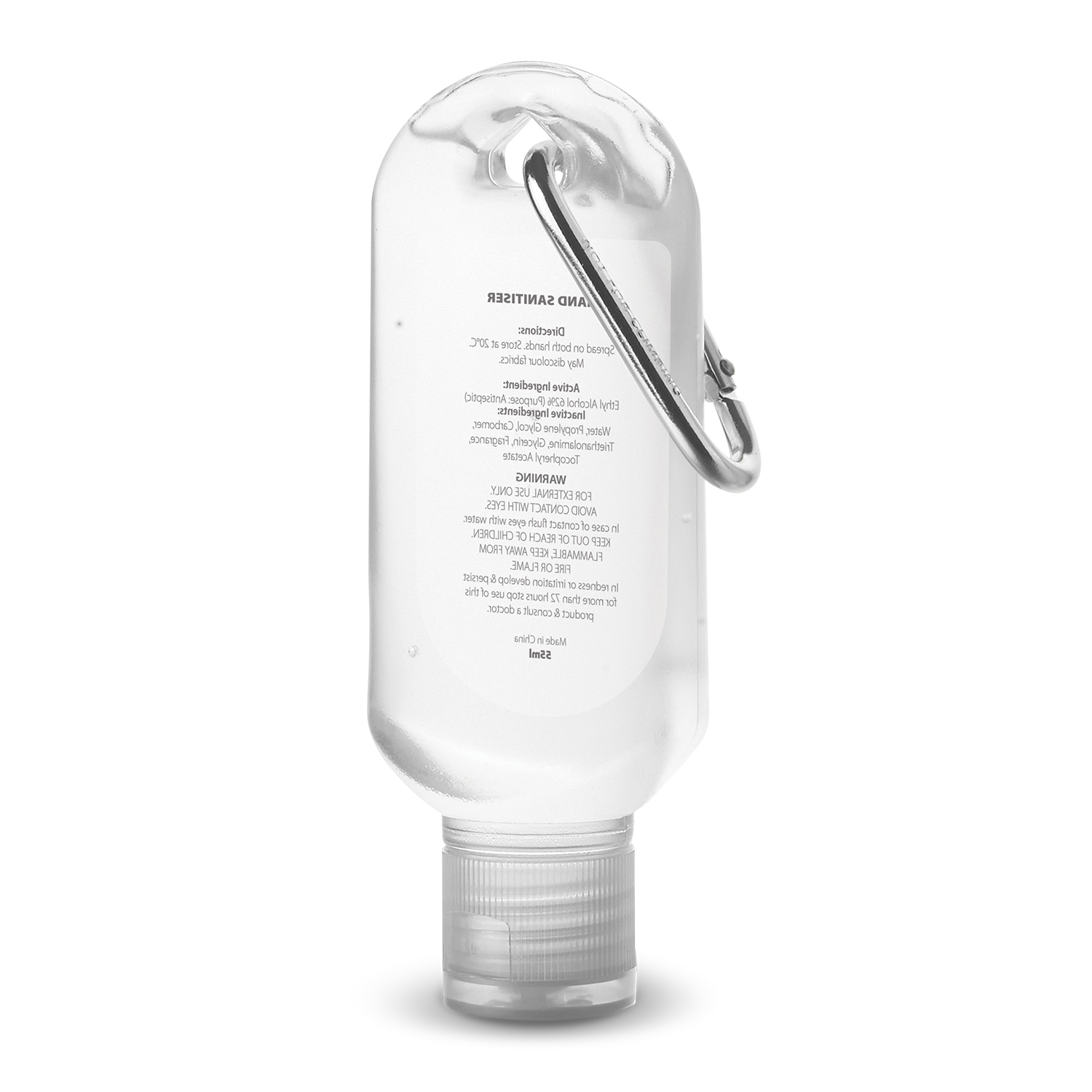 Carabiner Hand Sanitiser 55ml – Image 2