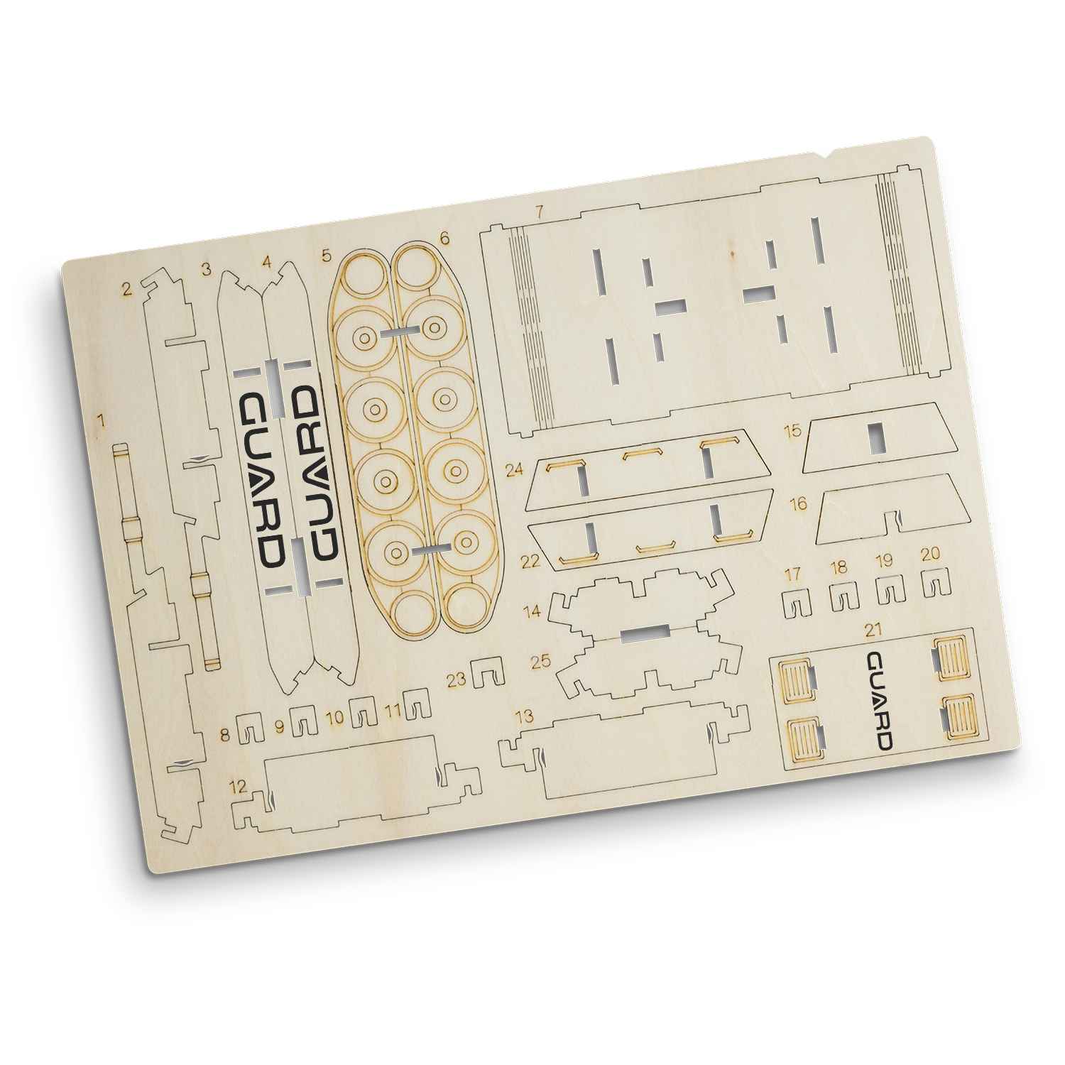 BRANDCRAFT Tank Wooden Model – Image 7