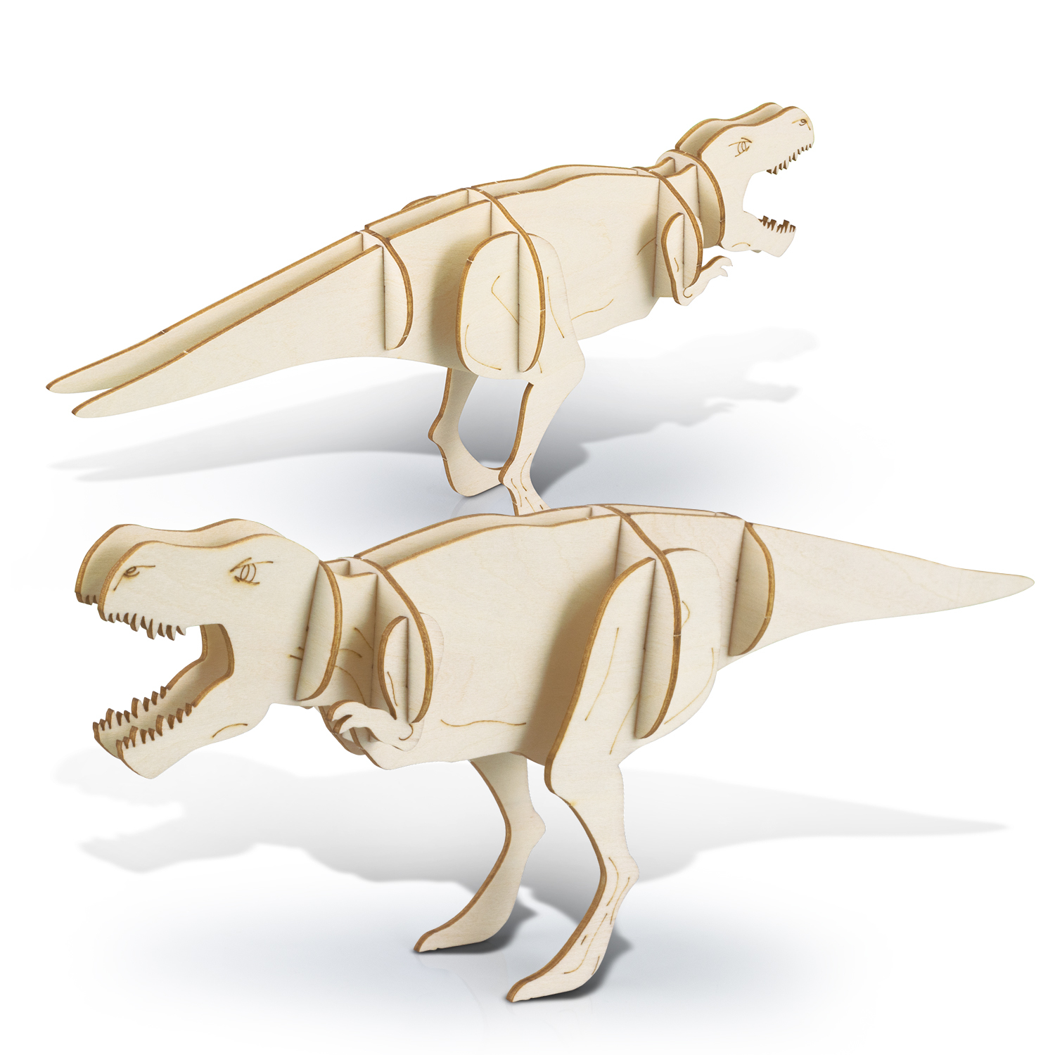 BRANDCRAFT Tyrannosaurus Rex Wooden Model – Image 3