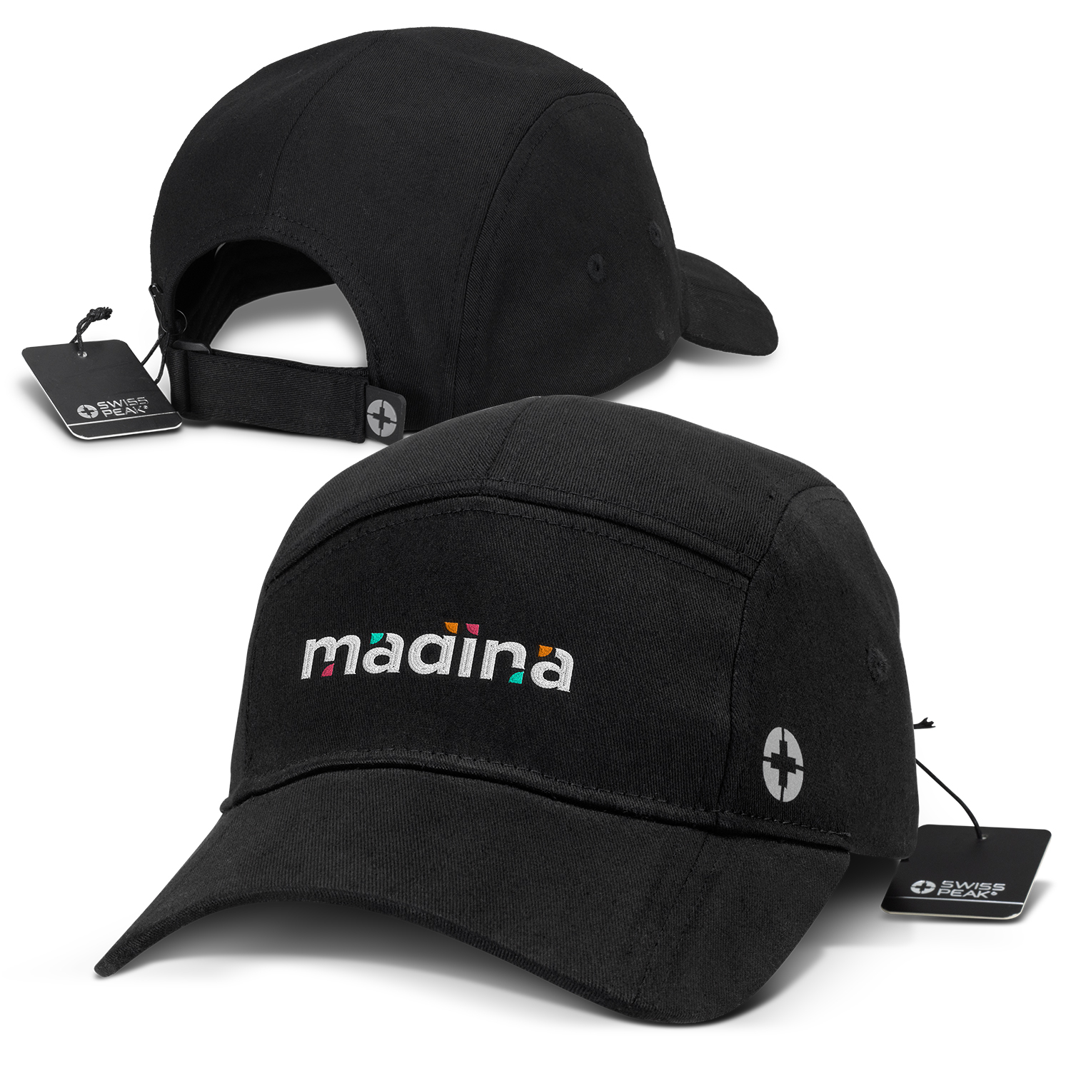 Swiss Peak 5 Panel Cap – Image 1