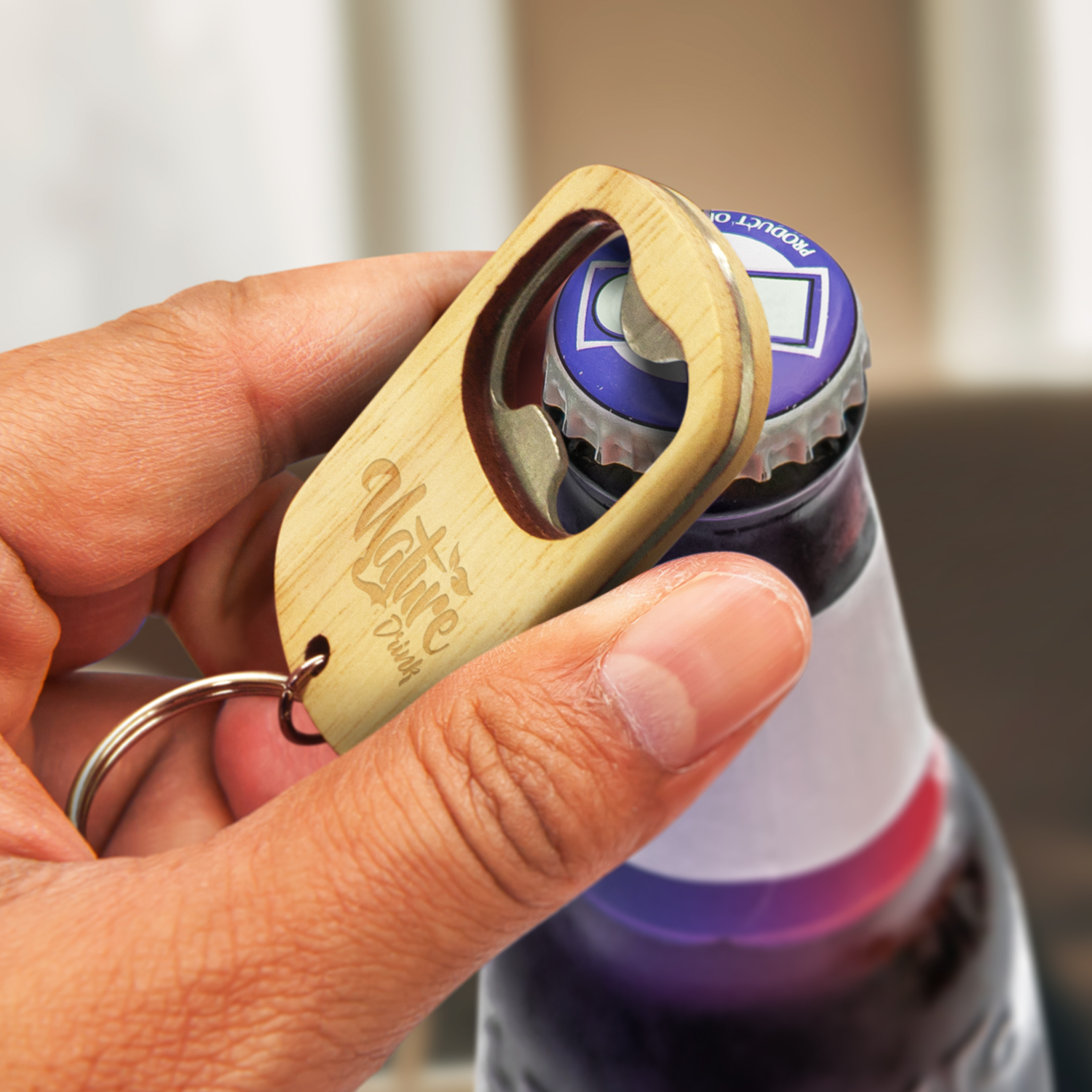 Malta Bottle Opener Key Ring – Image 3